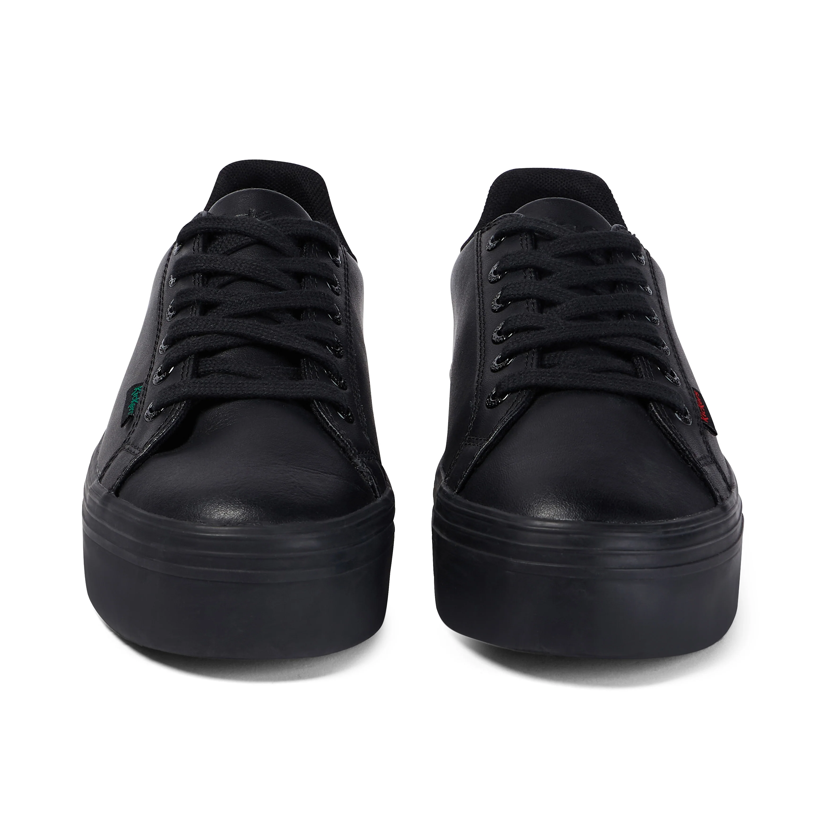 Adult Womens Tovni Stack Leather Black - Image 2