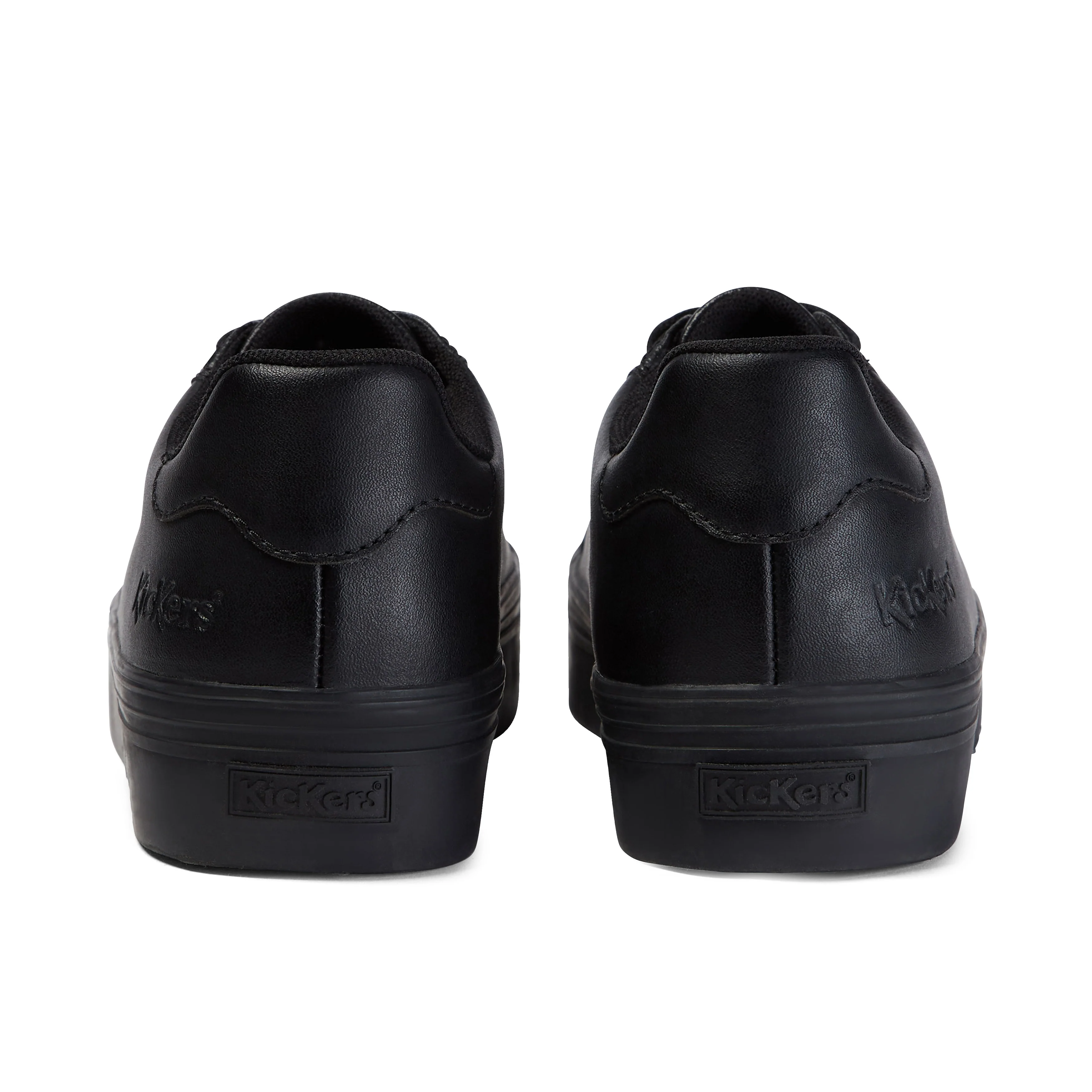 Adult Womens Tovni Stack Leather Black - Image 5
