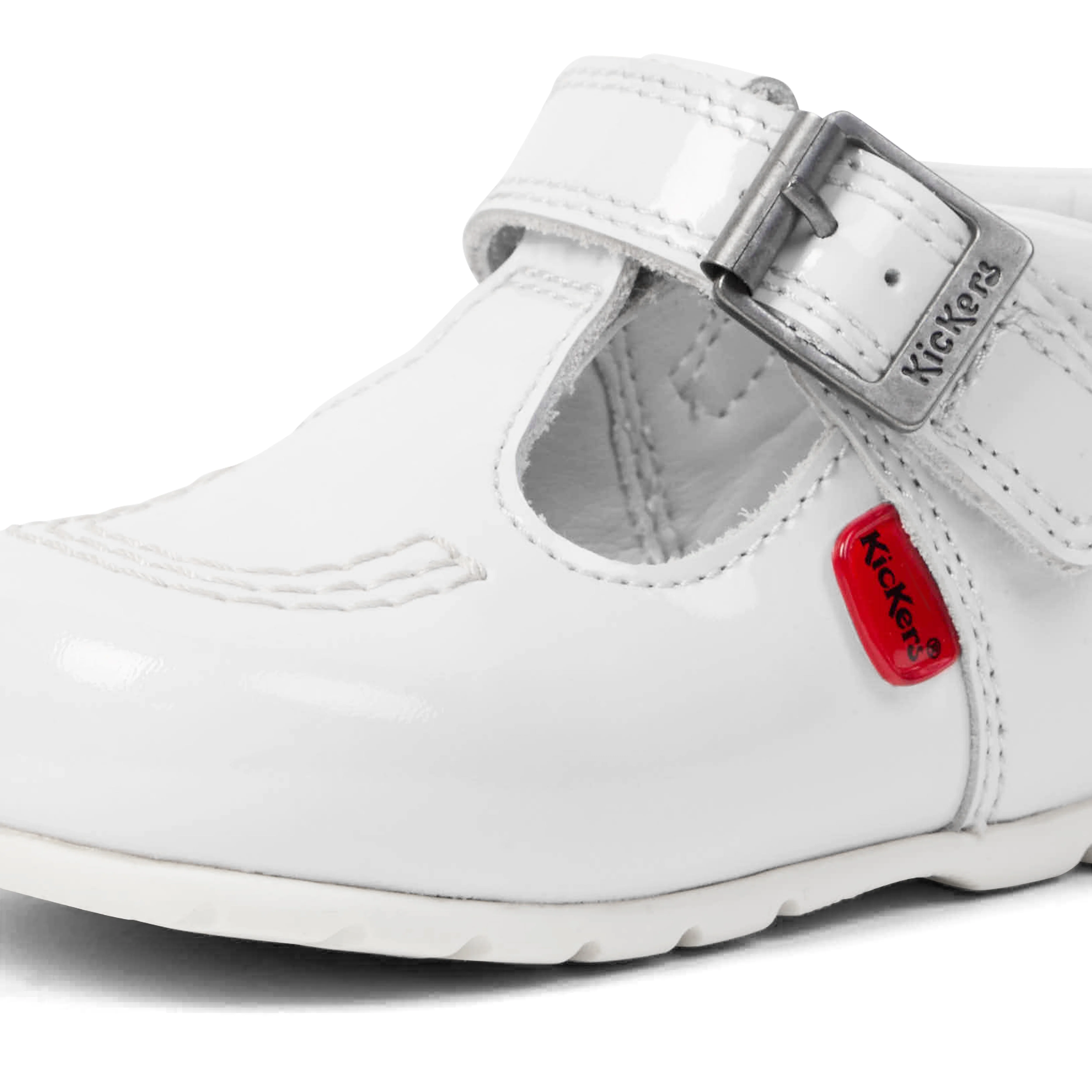 Baby Girl Kick T-Bar White - Image 6