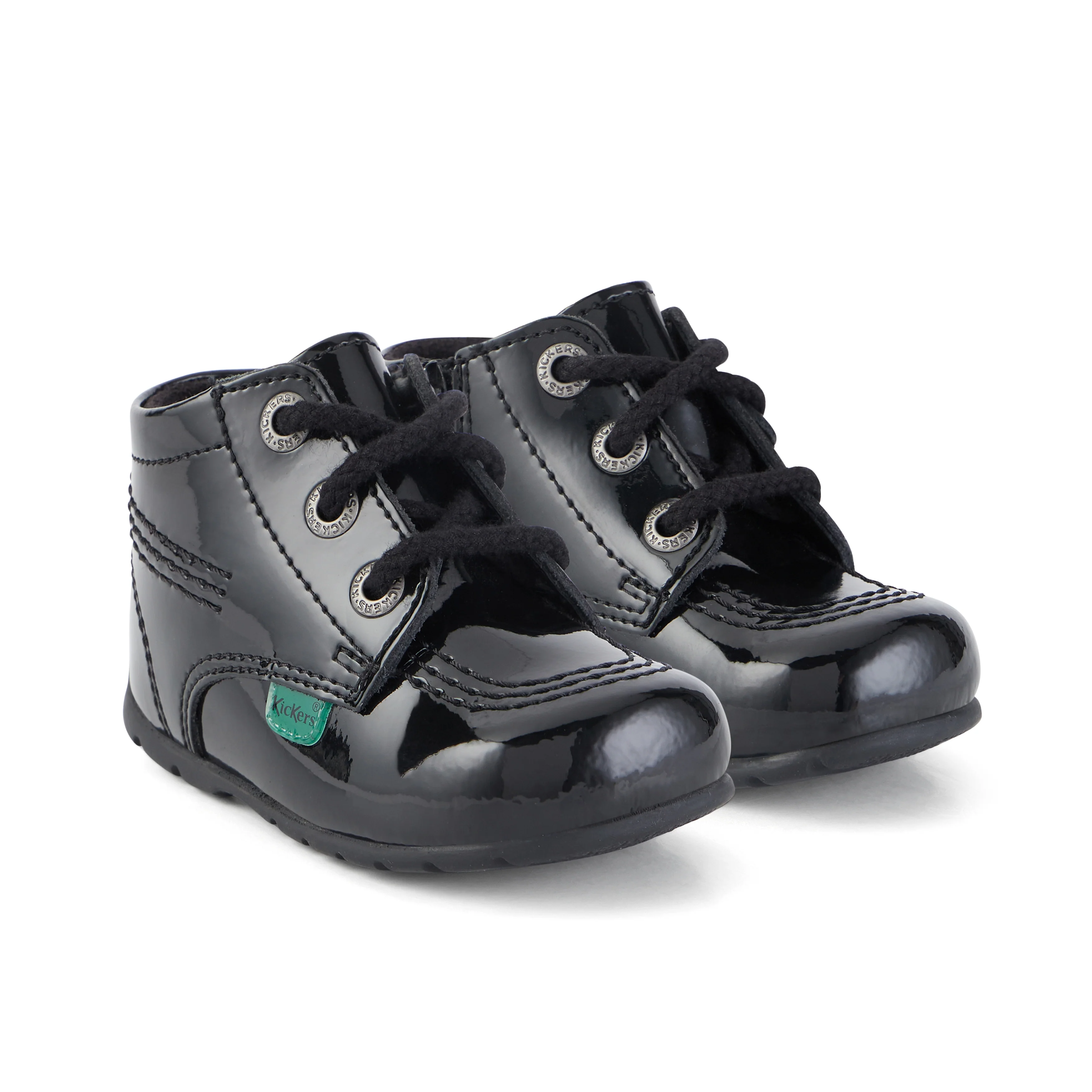 Baby Kick Hi B Zip Patent Leather Black - Image 3