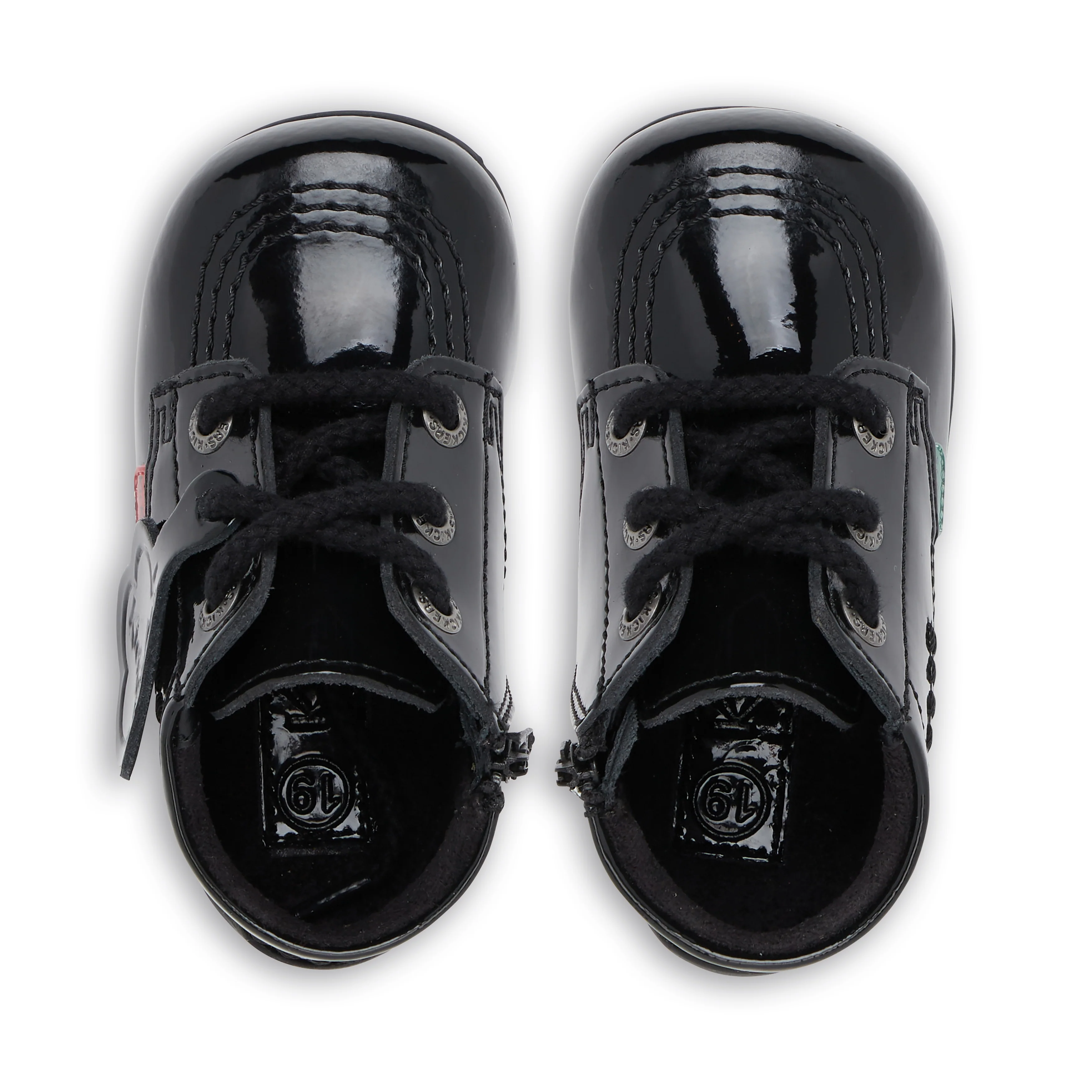 Baby Kick Hi B Zip Patent Leather Black - Image 4
