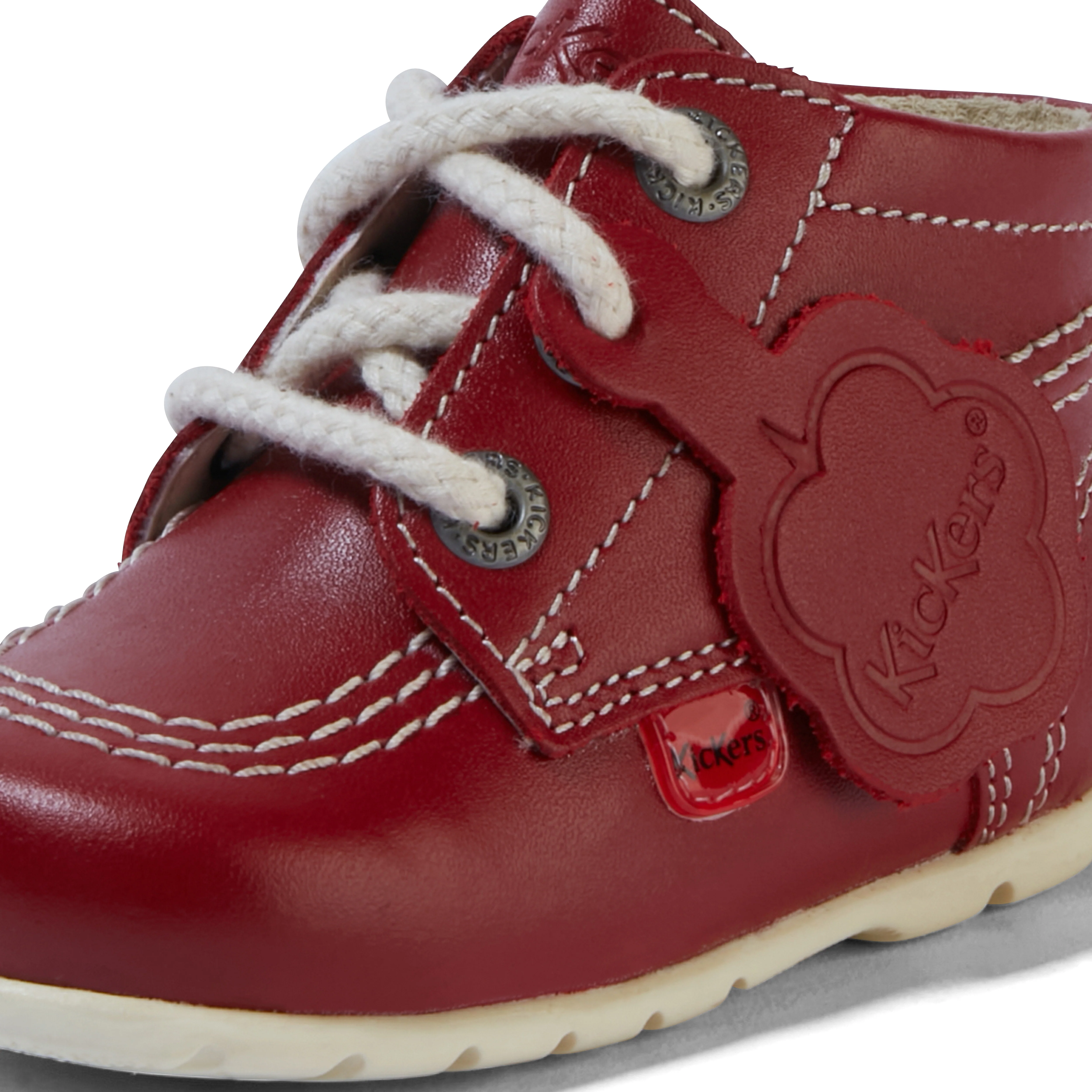 Baby Kick Hi Leather Red - Image 6
