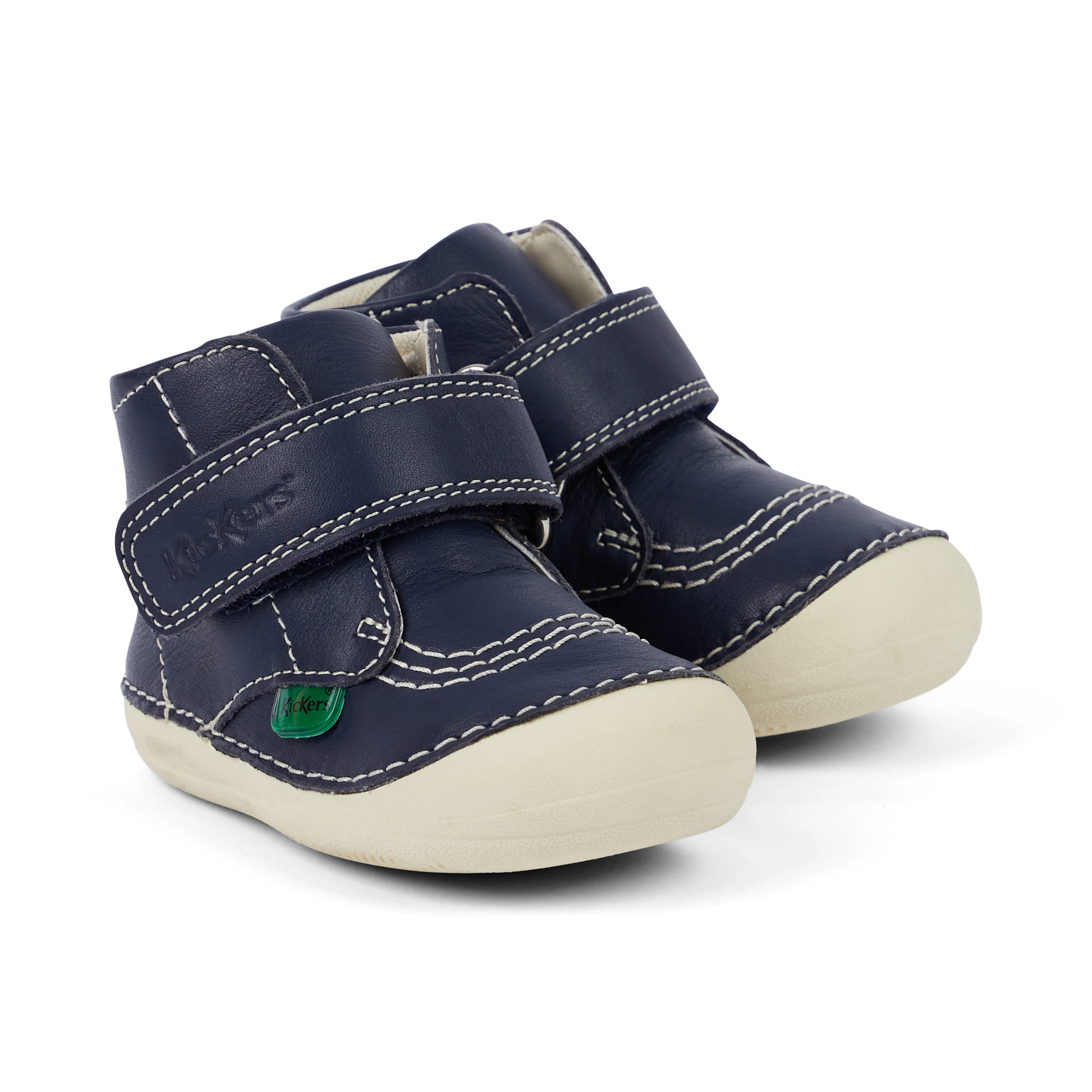 Baby Unisex Softer Hi Baby Leather Navy - Image 3