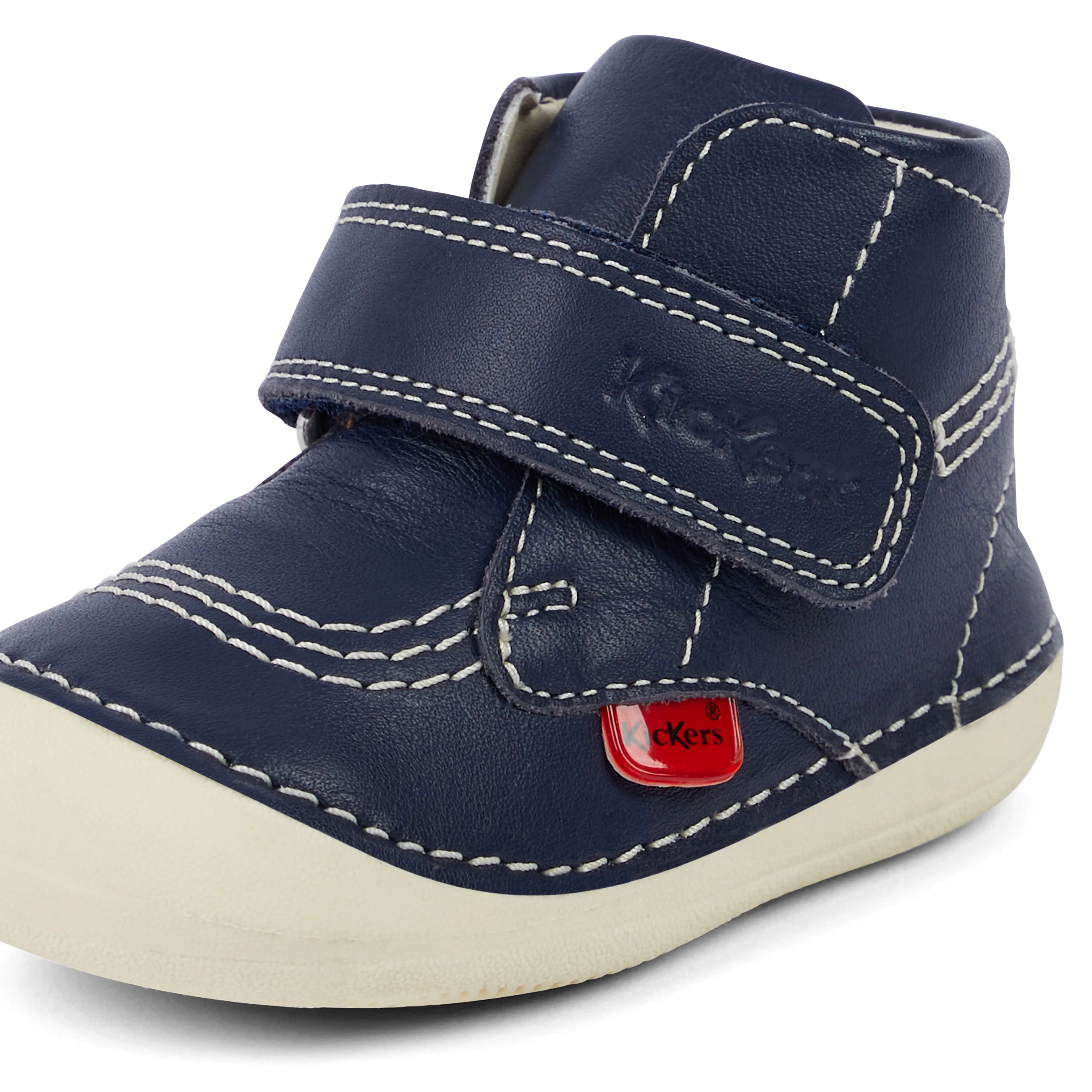 Baby Unisex Softer Hi Baby Leather Navy - Image 6