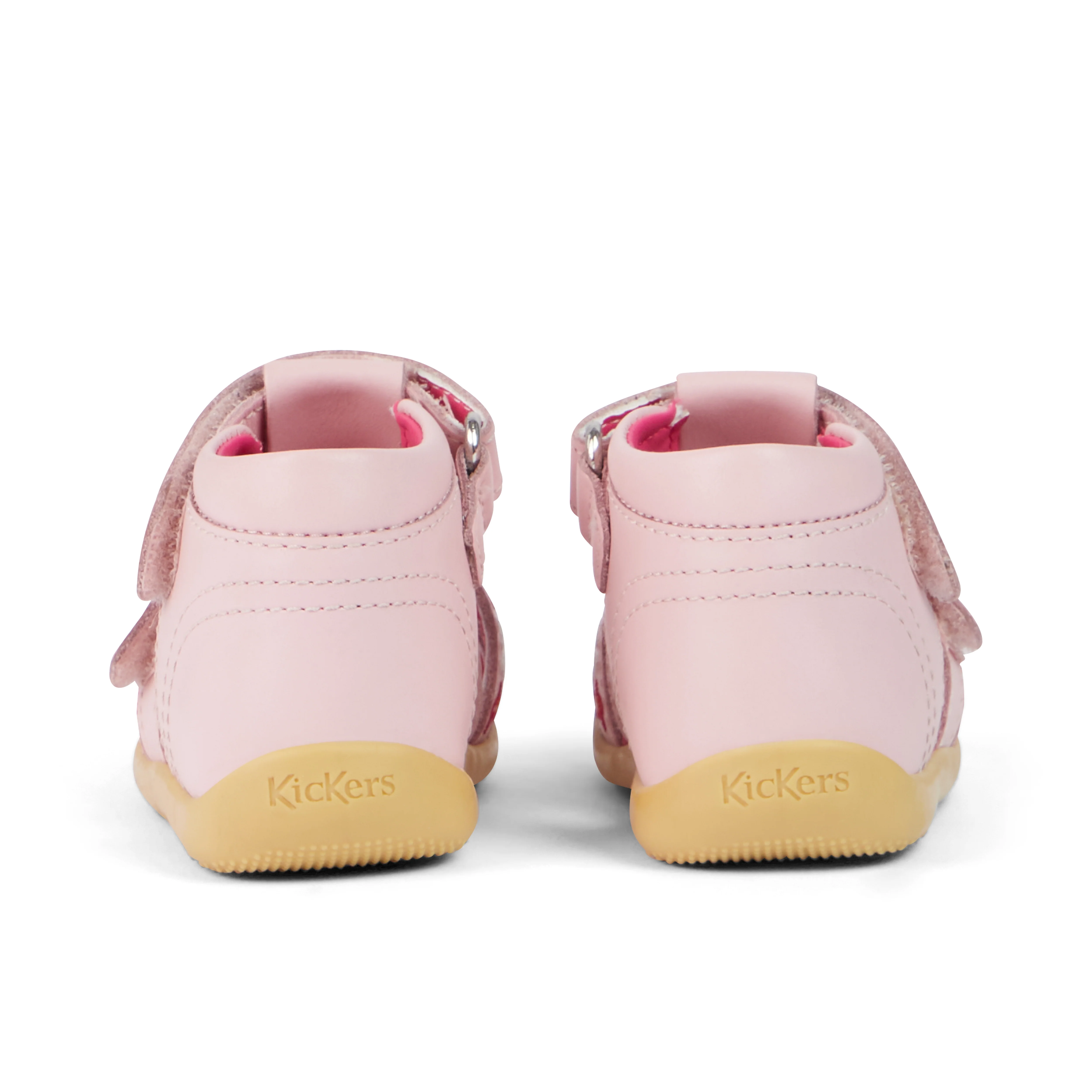 Baby Wriggle Flower Sandals Leather Pink - Image 5