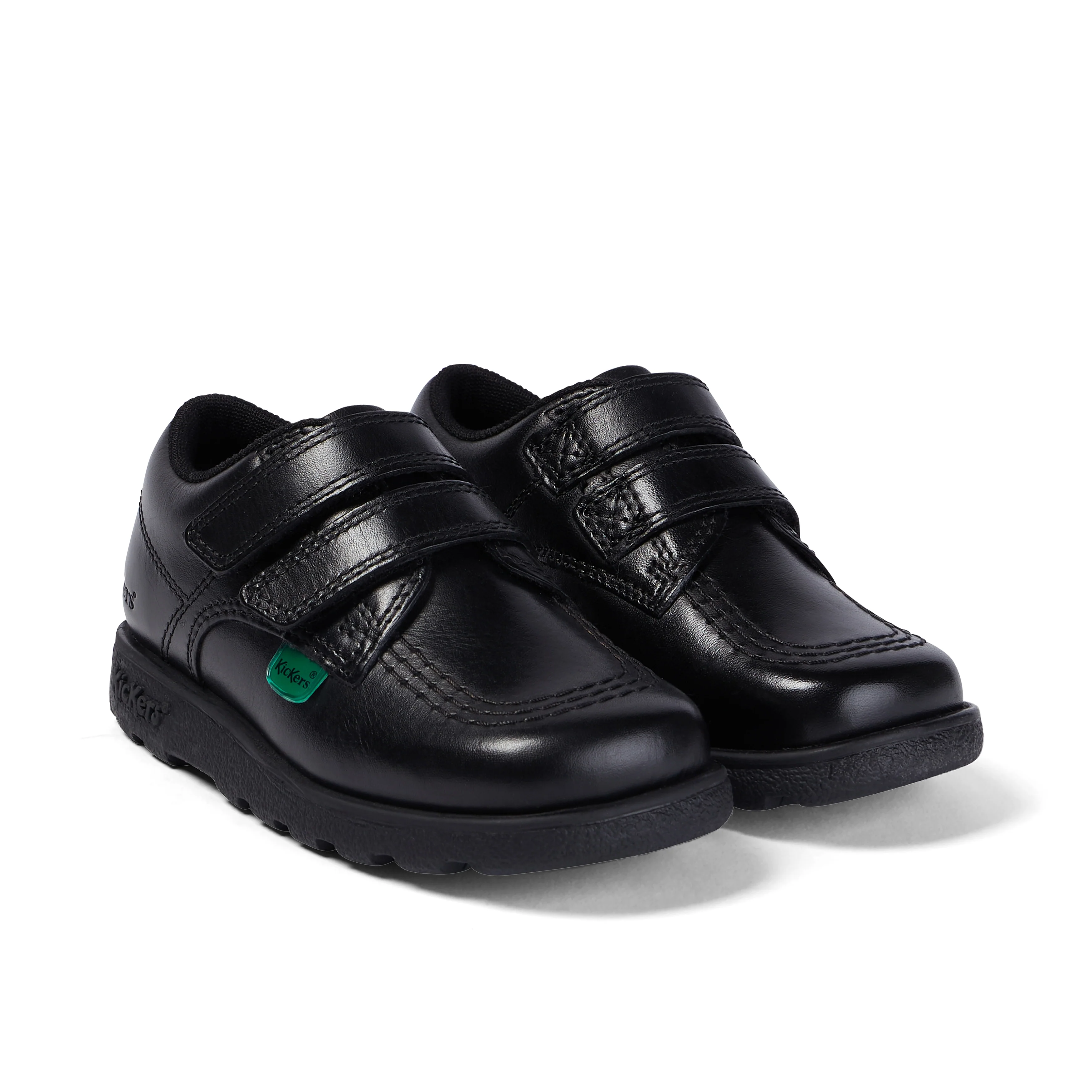 Infant Boys Fragma Lo Twin Vel Leather Black - Image 3