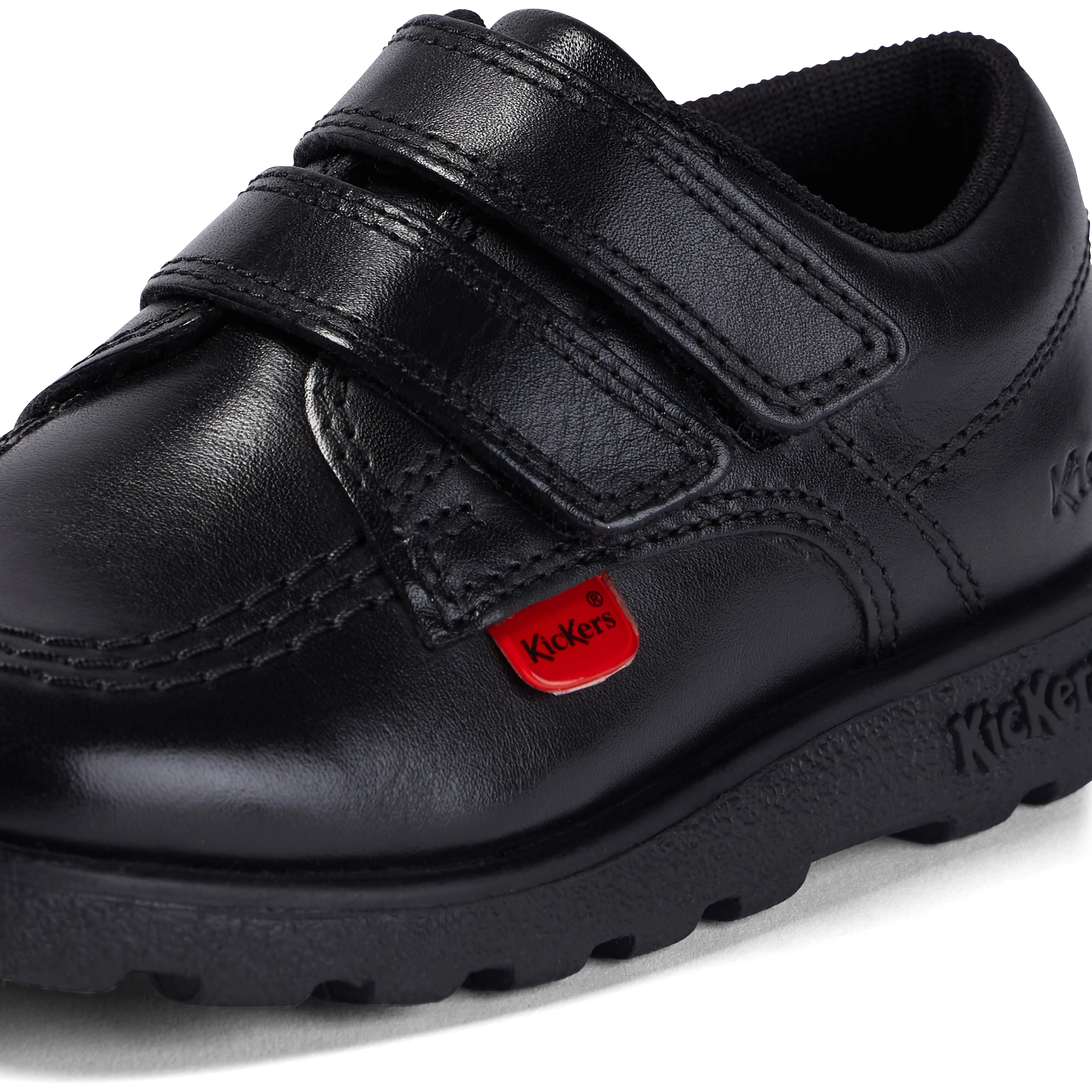 Infant Boys Fragma Lo Twin Vel Leather Black - Image 6