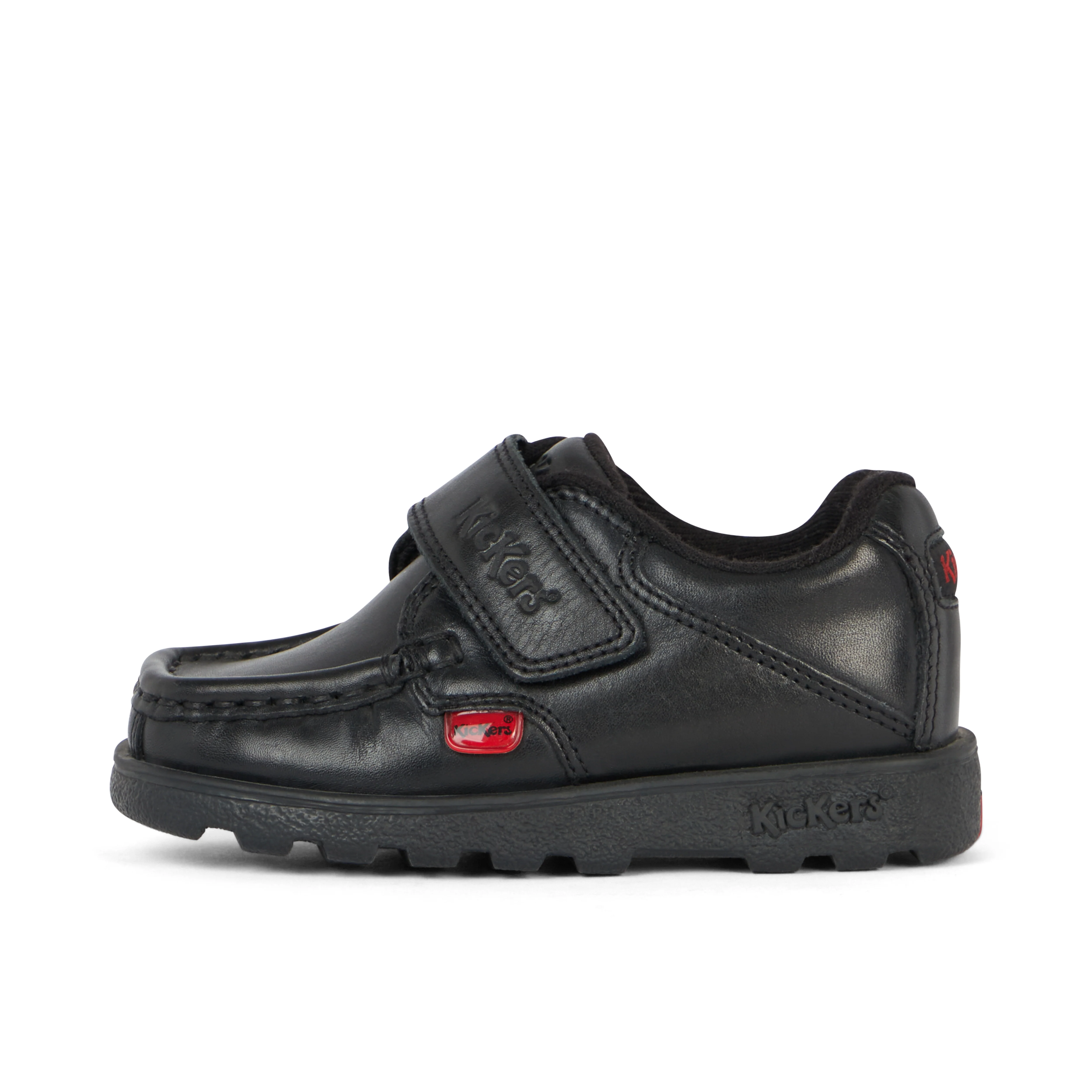 Infant Boys Fragma Strap Leather Black
