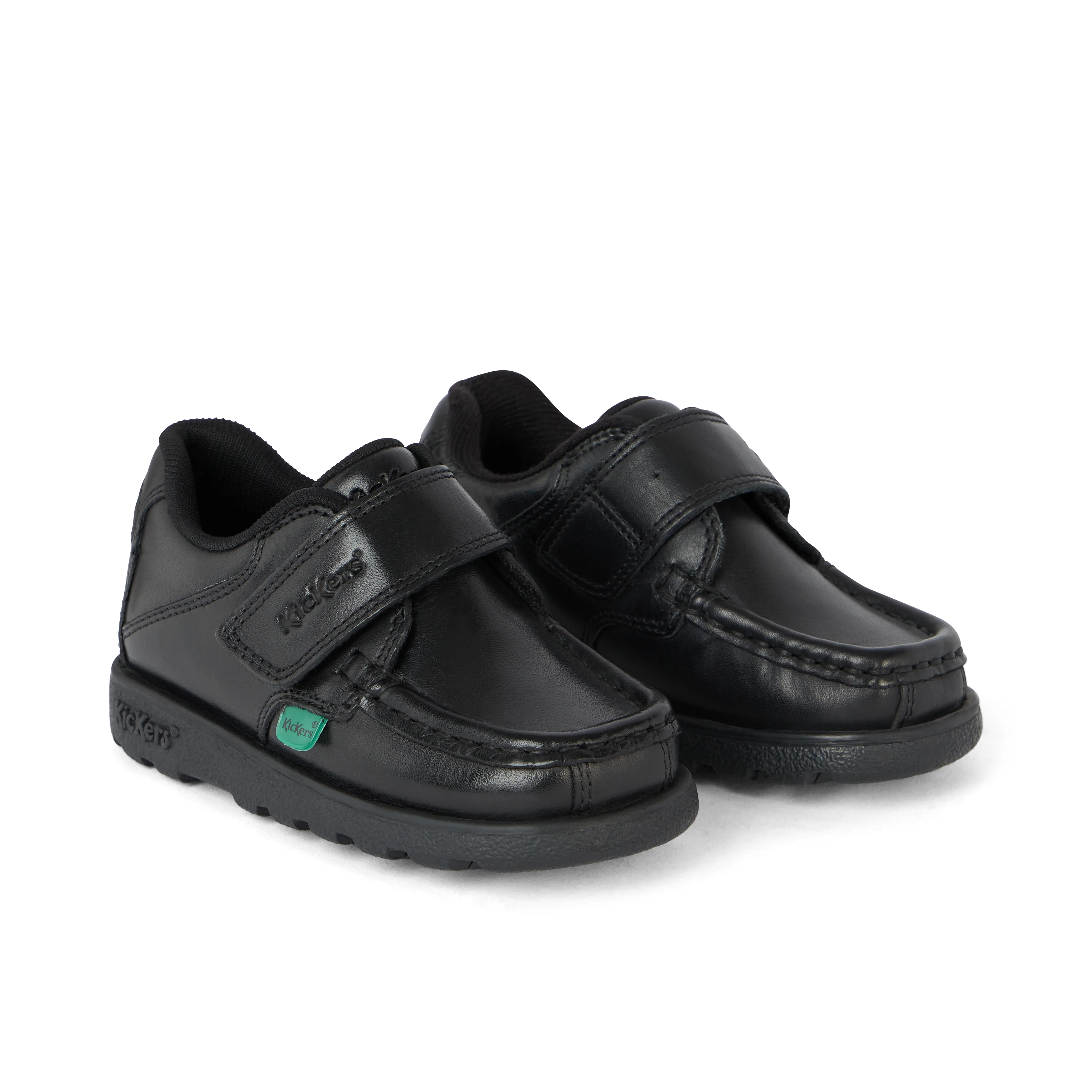 Infant Boys Fragma Strap Leather Black - Image 3