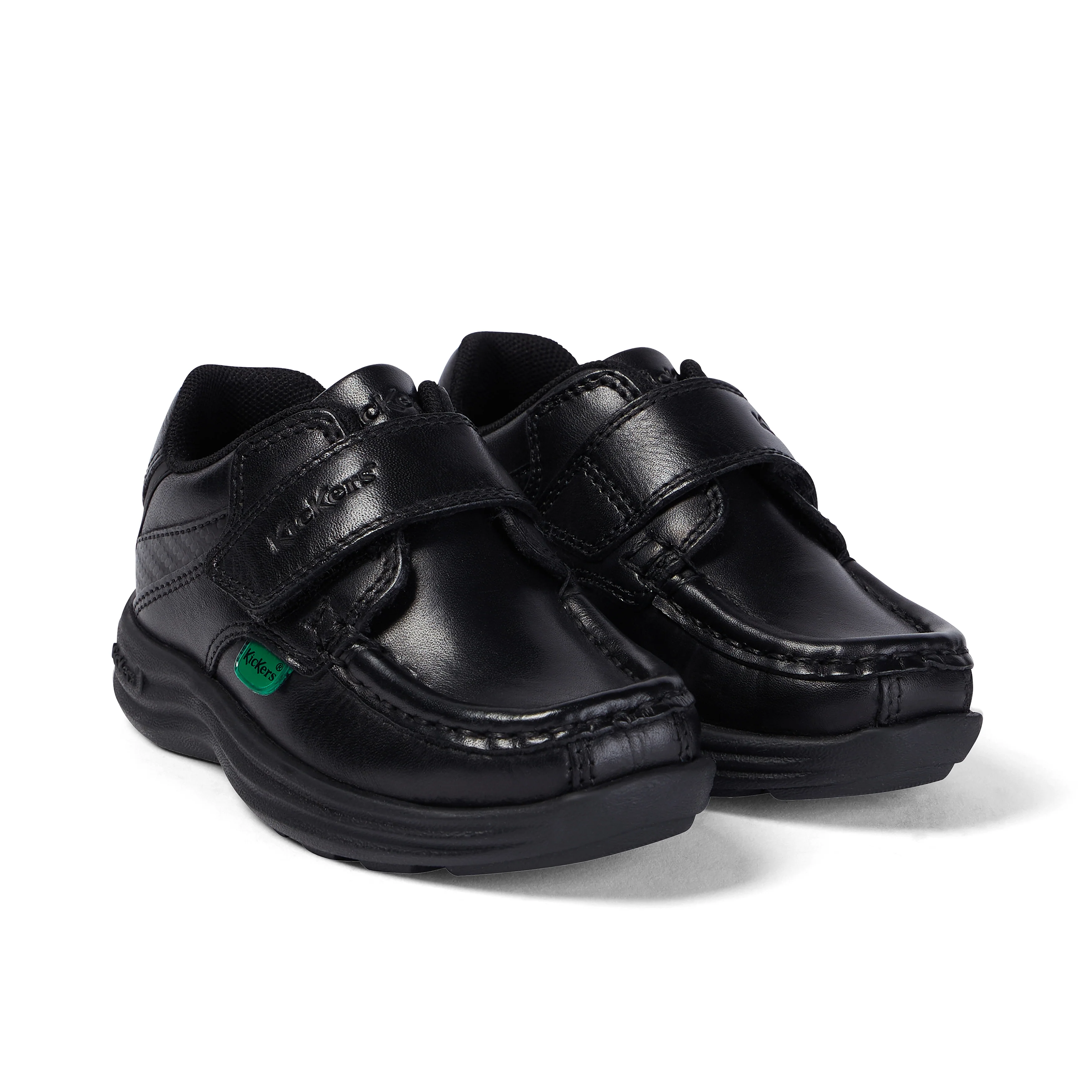 Infant Boys Reasan Strap Leather Black - Image 3