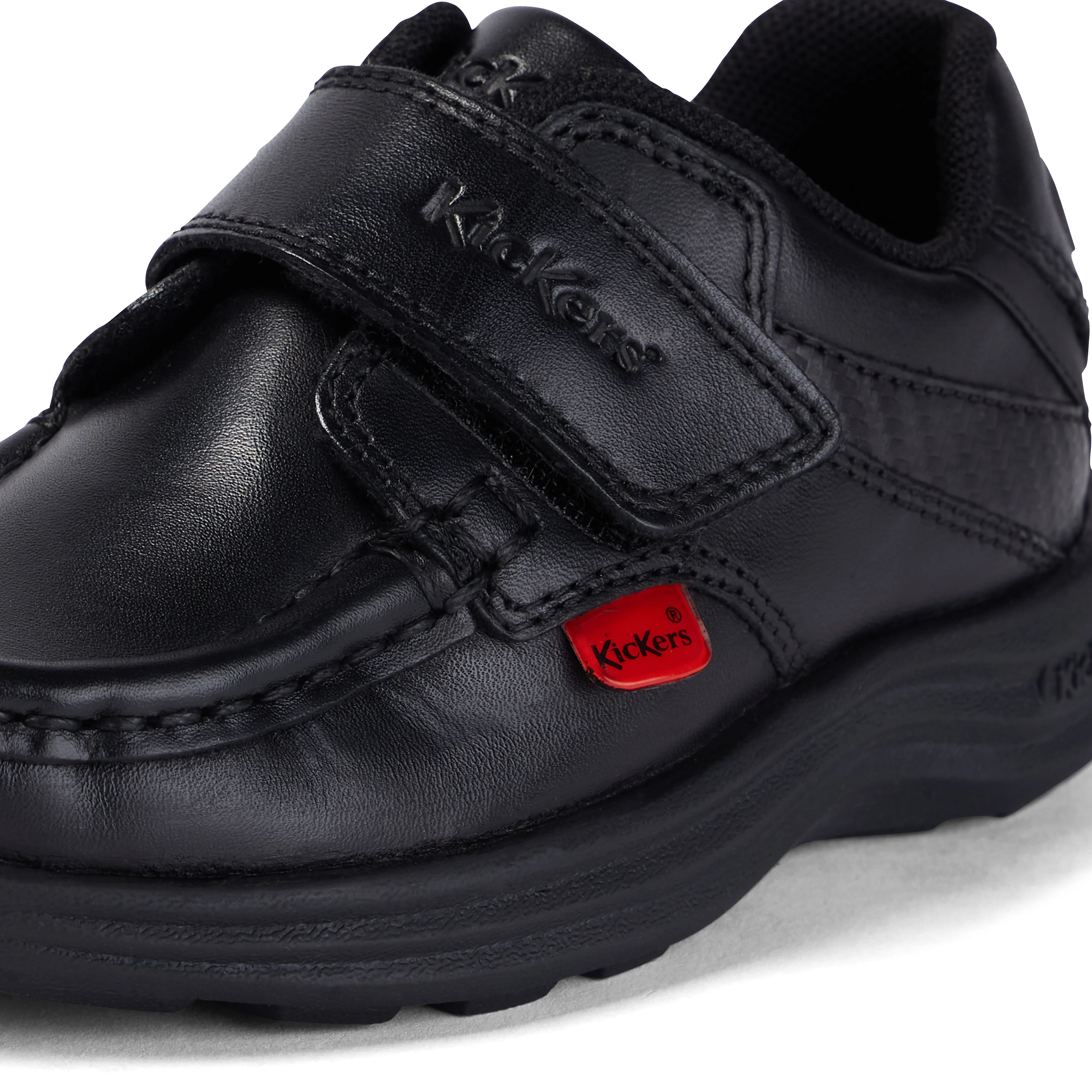 Infant Boys Reasan Strap Leather Black - Image 6