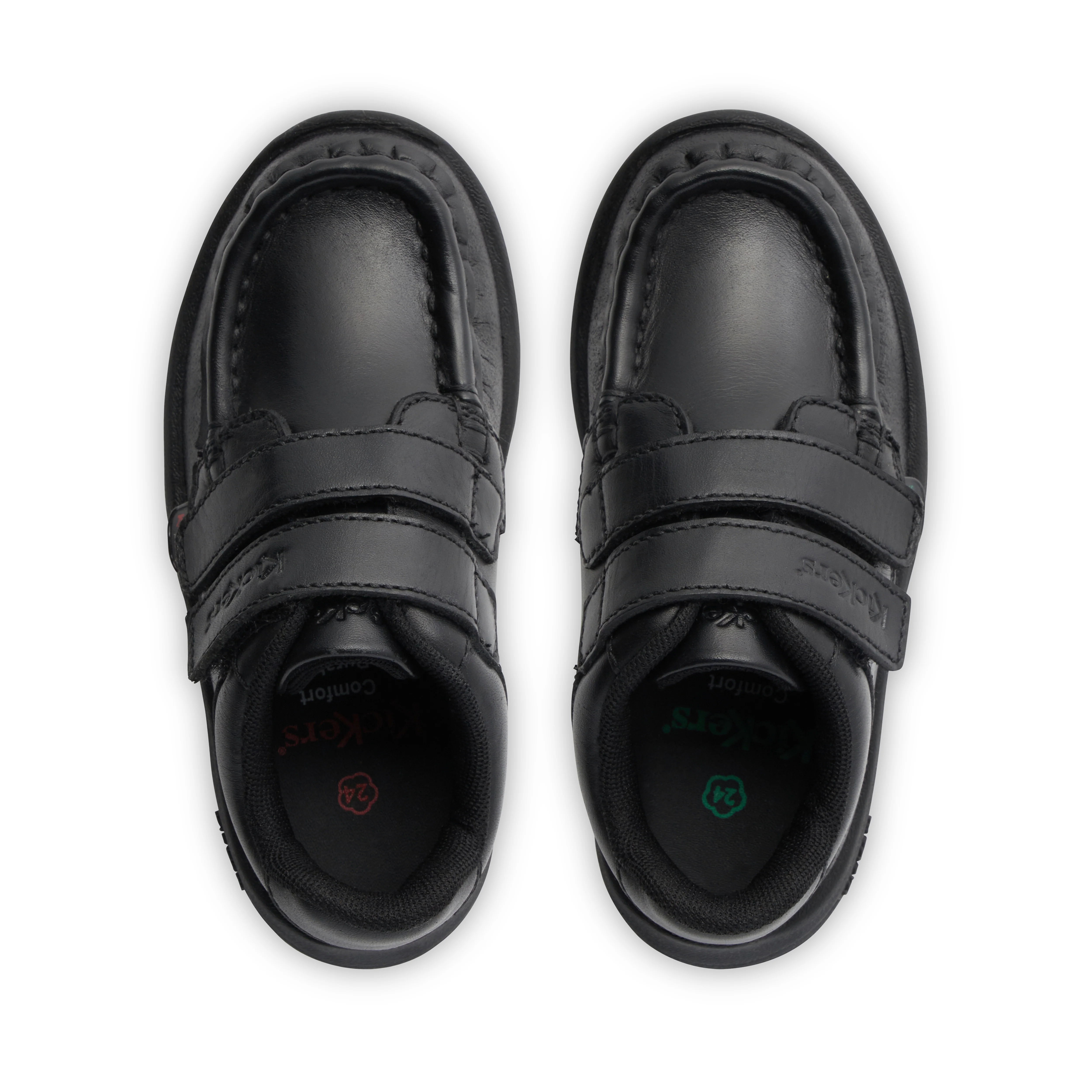 Infant Boys Reasan Twin Vel Leather Black - Image 4