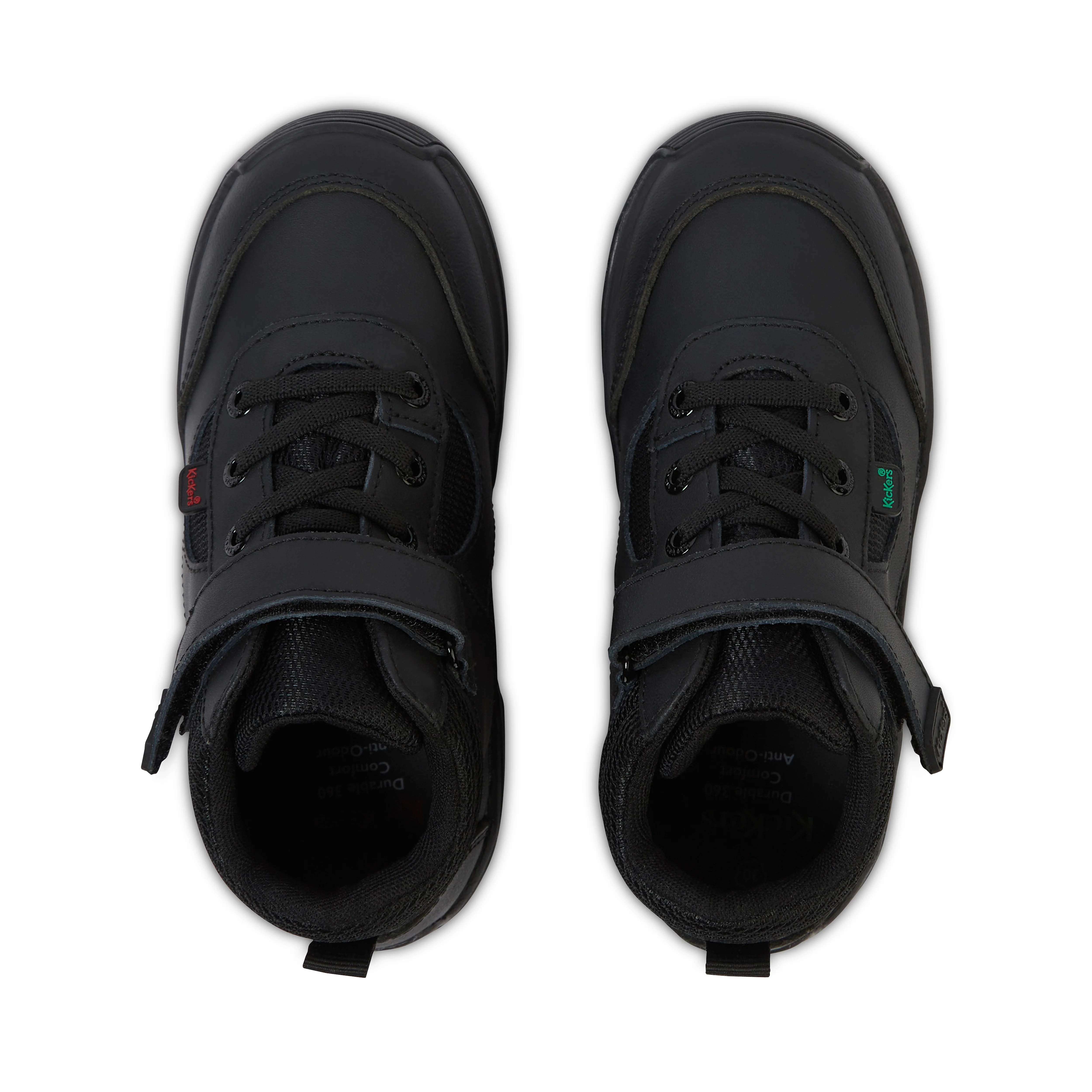 Infant Boys Stomper Hi Leather Black - Image 4