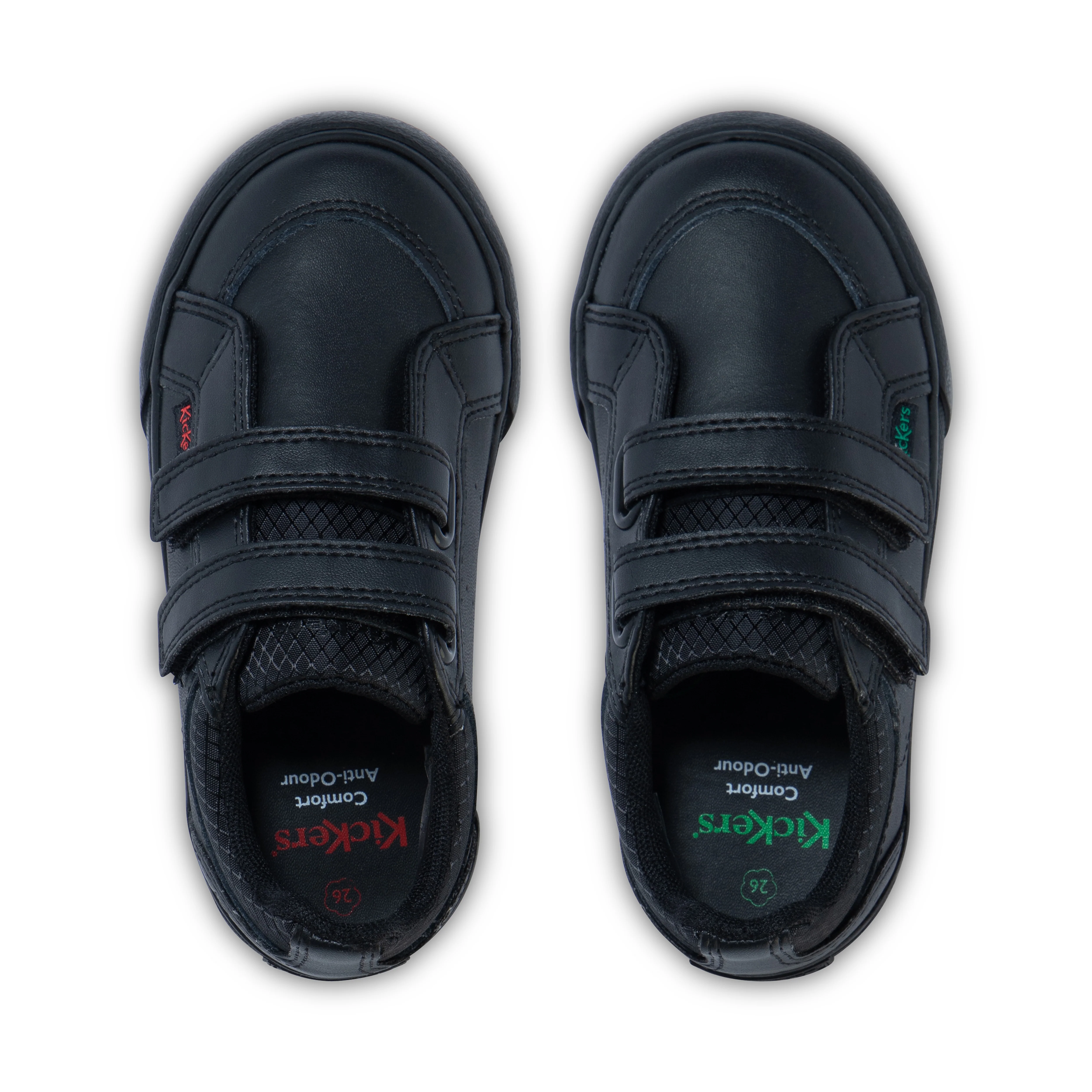 Infant Boys Tovni Twin Vel Leather Black - Image 4