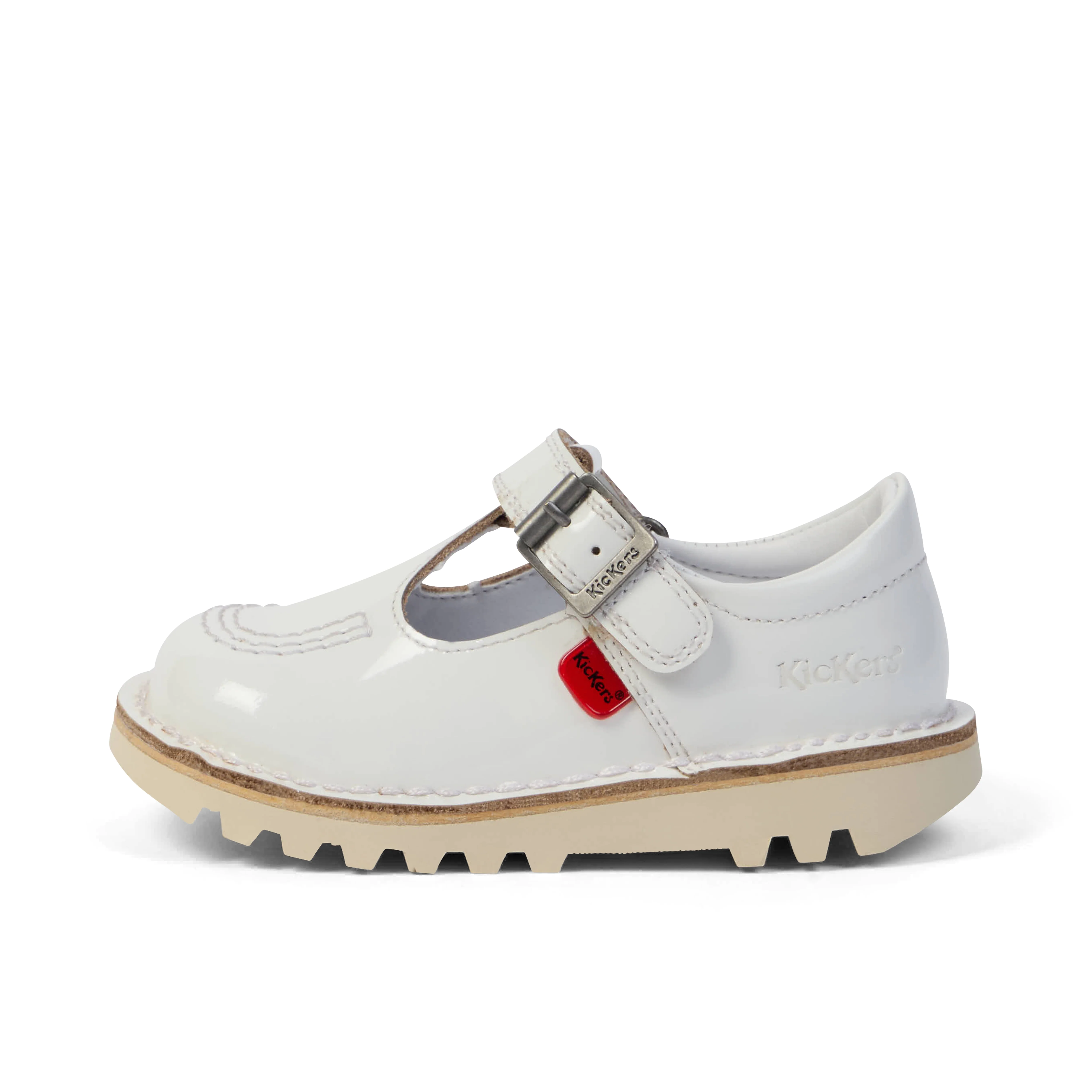 Infant Girl Kick T-Bar White
