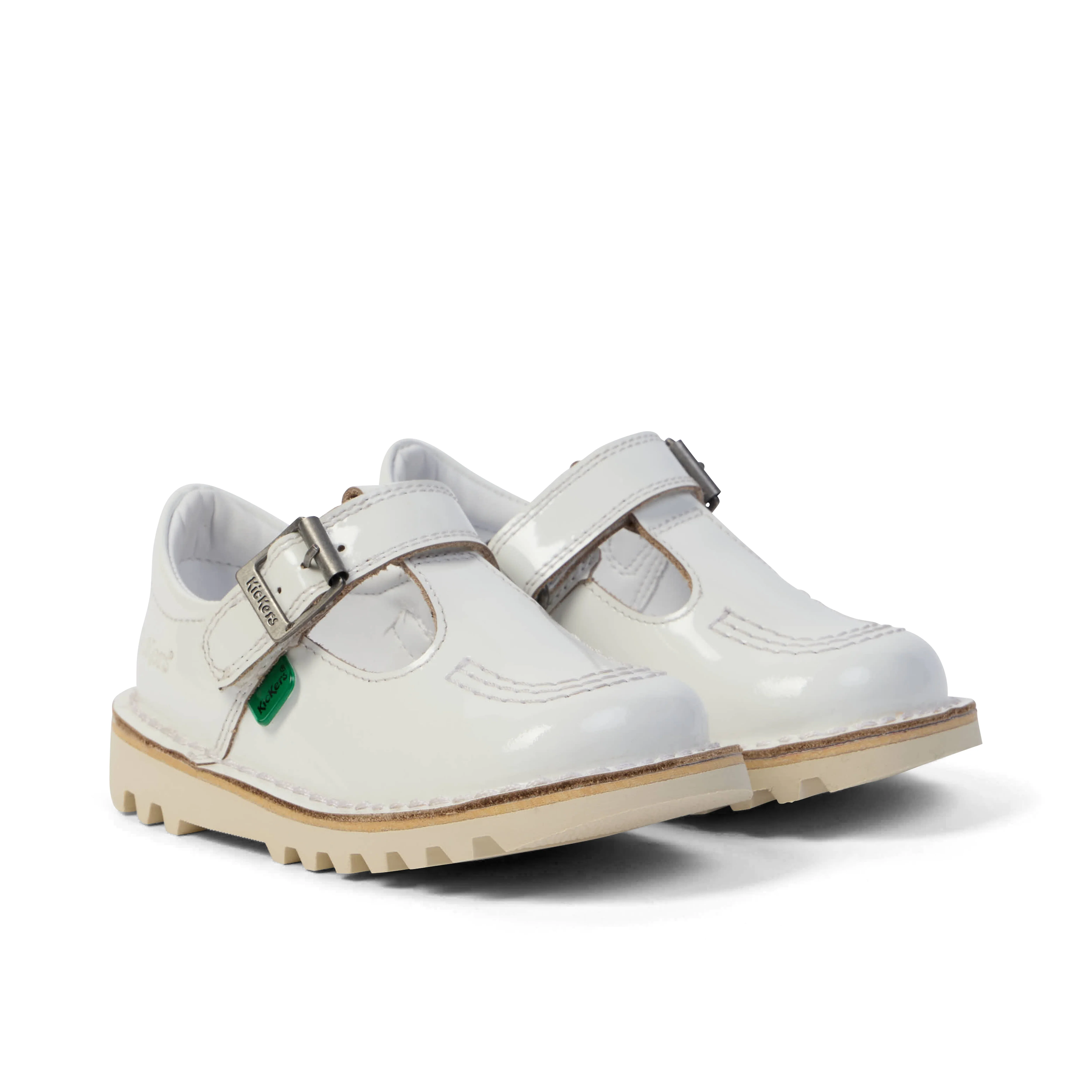 Infant Girl Kick T-Bar White - Image 3