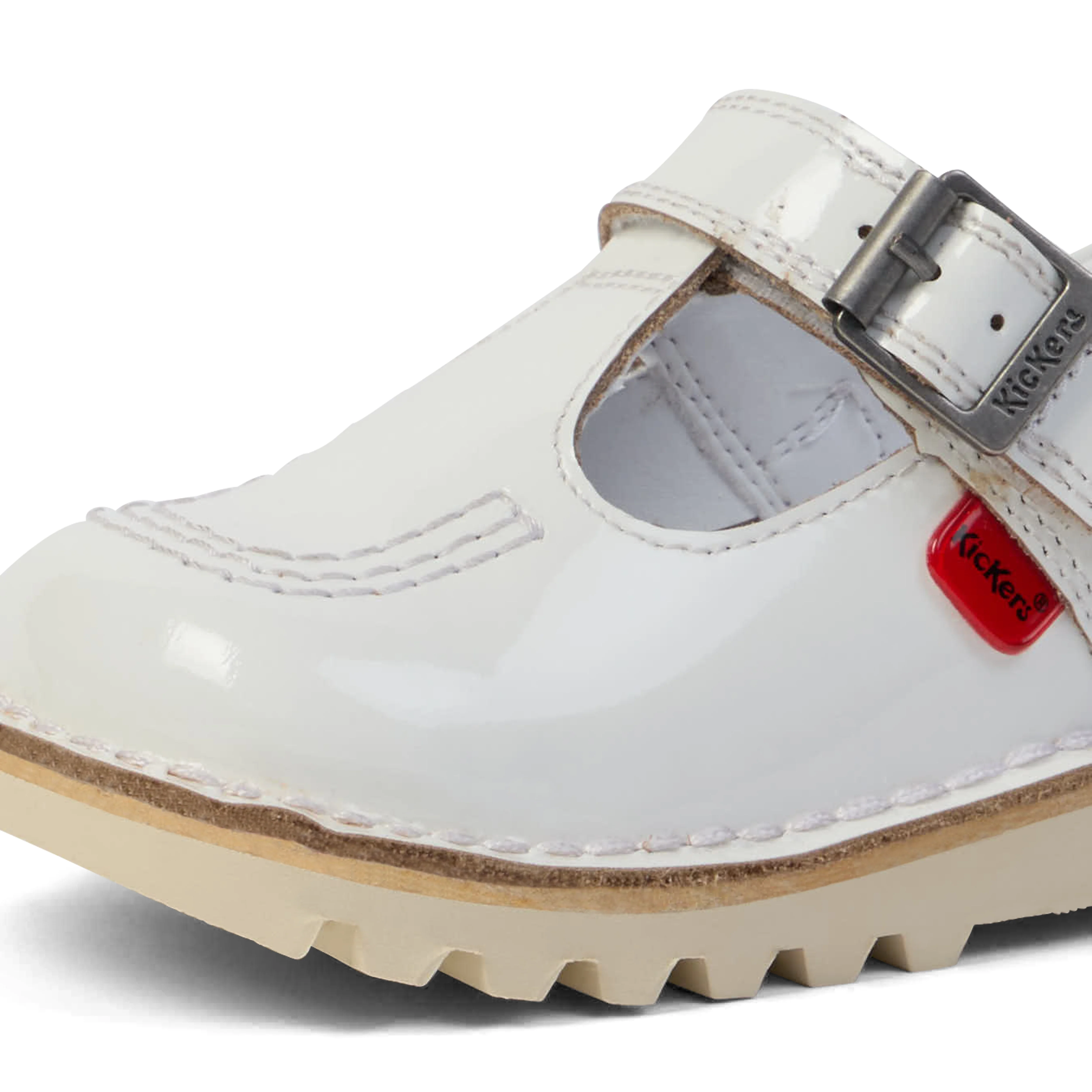 Infant Girl Kick T-Bar White - Image 6