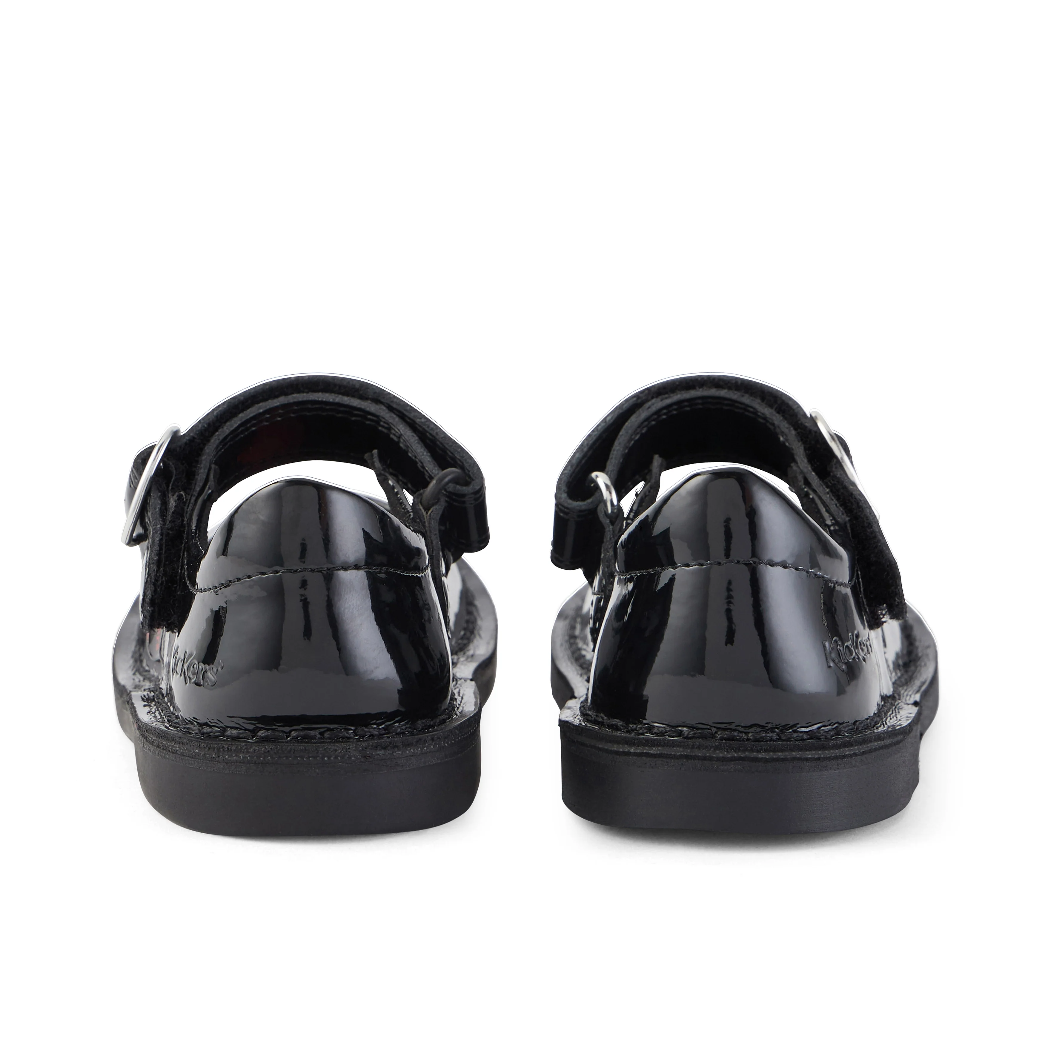 Infant Girls Adlar Heart Mj Patent Leather Black - Image 5
