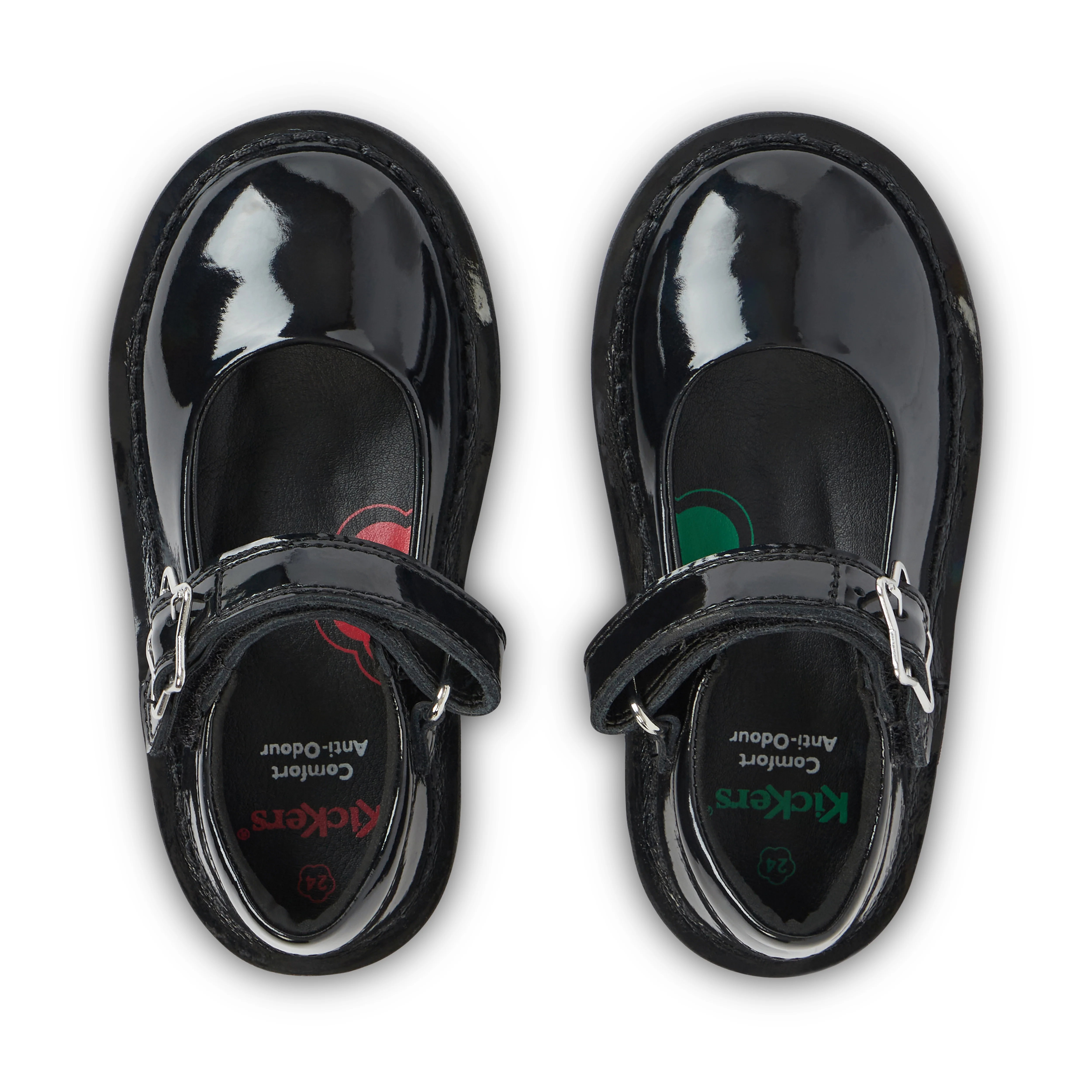 Infant Girls Adlar Mj Stardust Patent Leather Black - Image 4