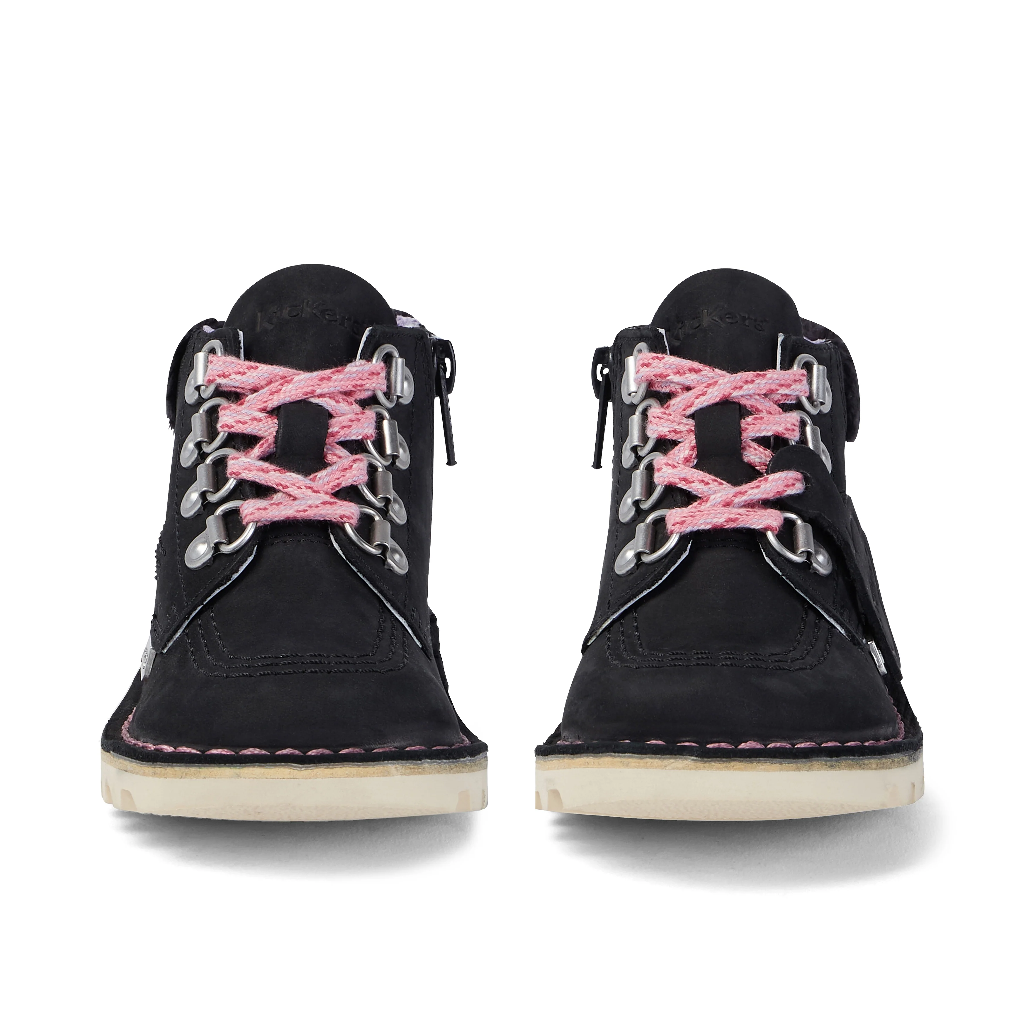 Infant Girls Kick Hi Winter Nubuck Black - Image 2