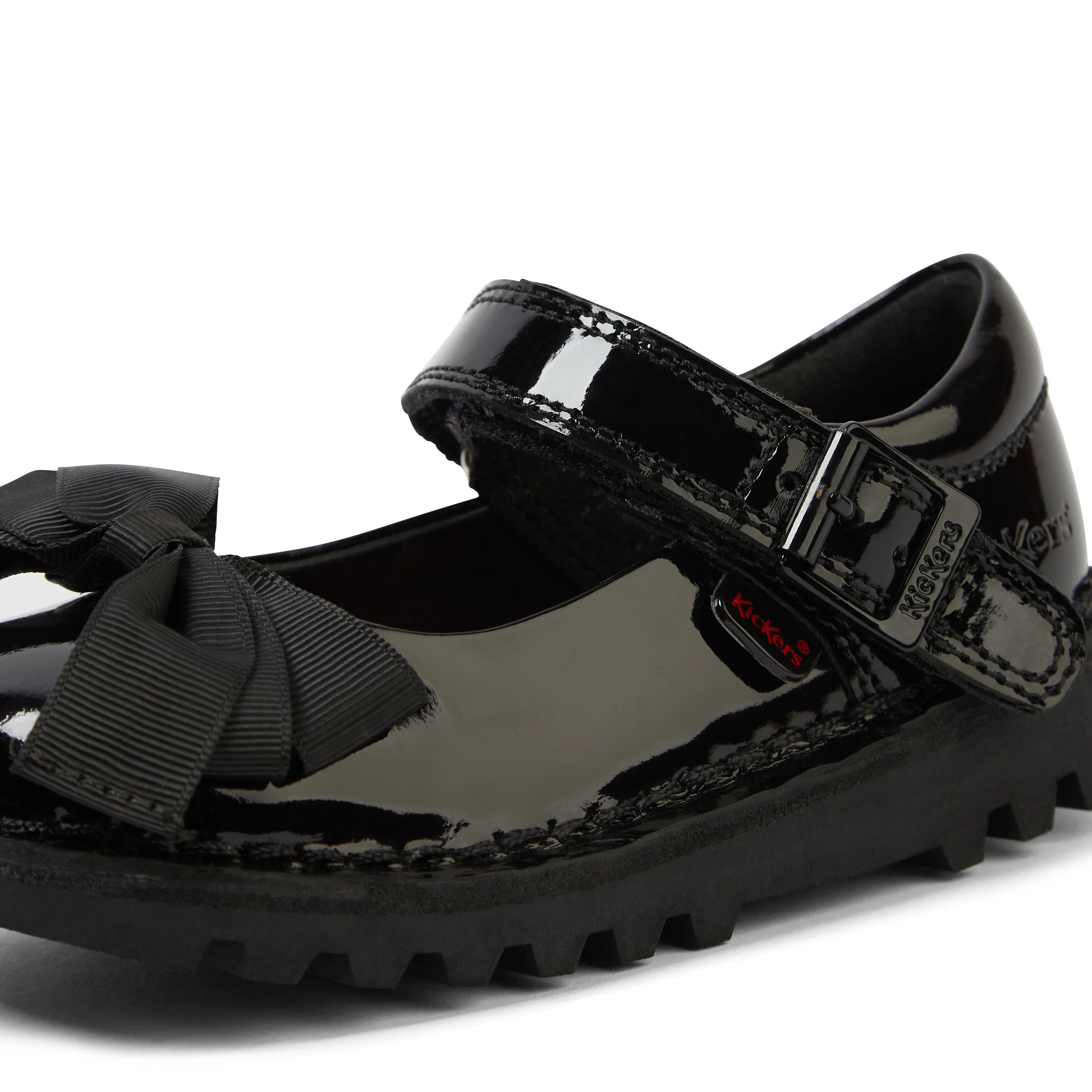 Infant Girls Kick Mj Bow Patent Leather Black - Image 6