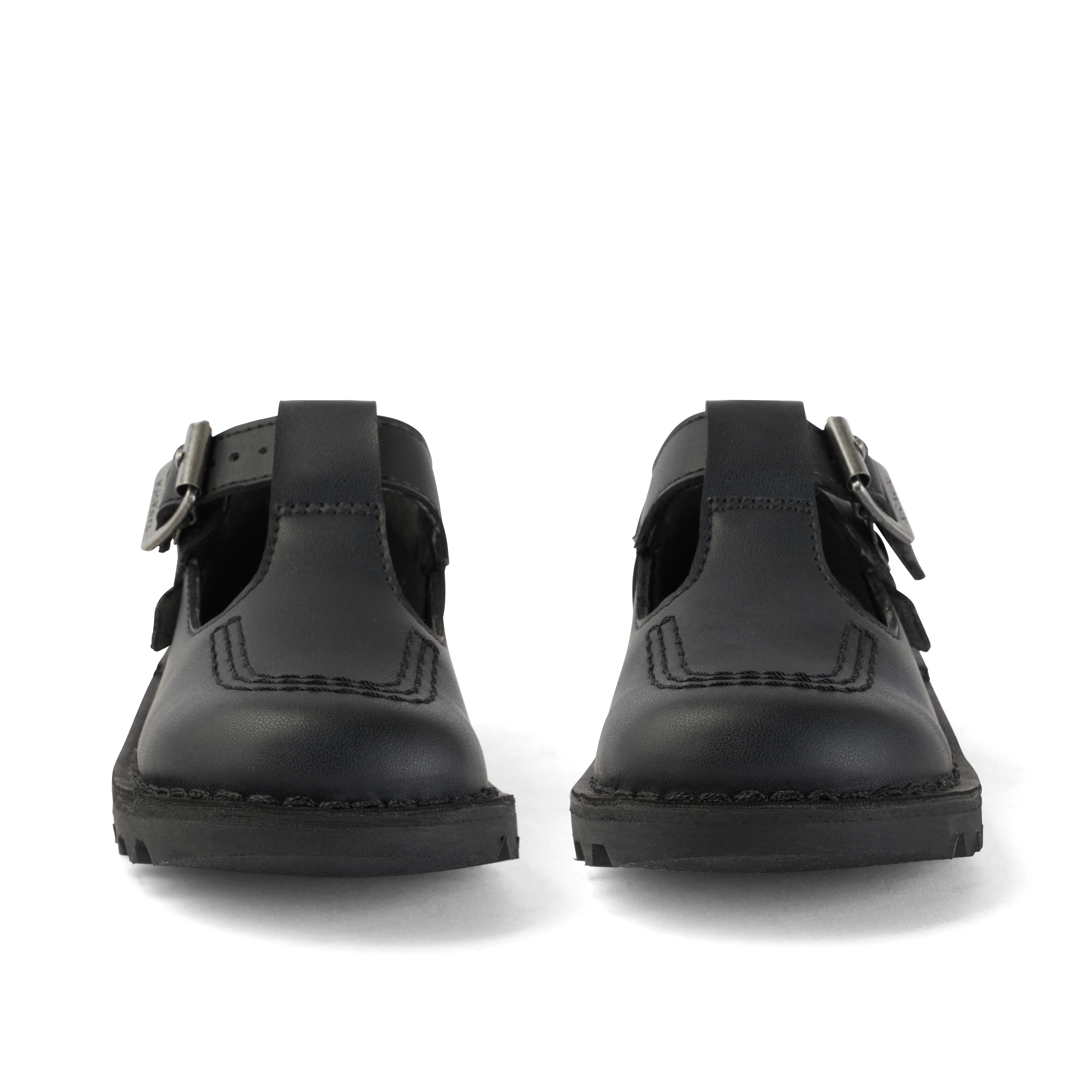 Infant Girls Kick T Bar Leather Alternative Black - Image 2