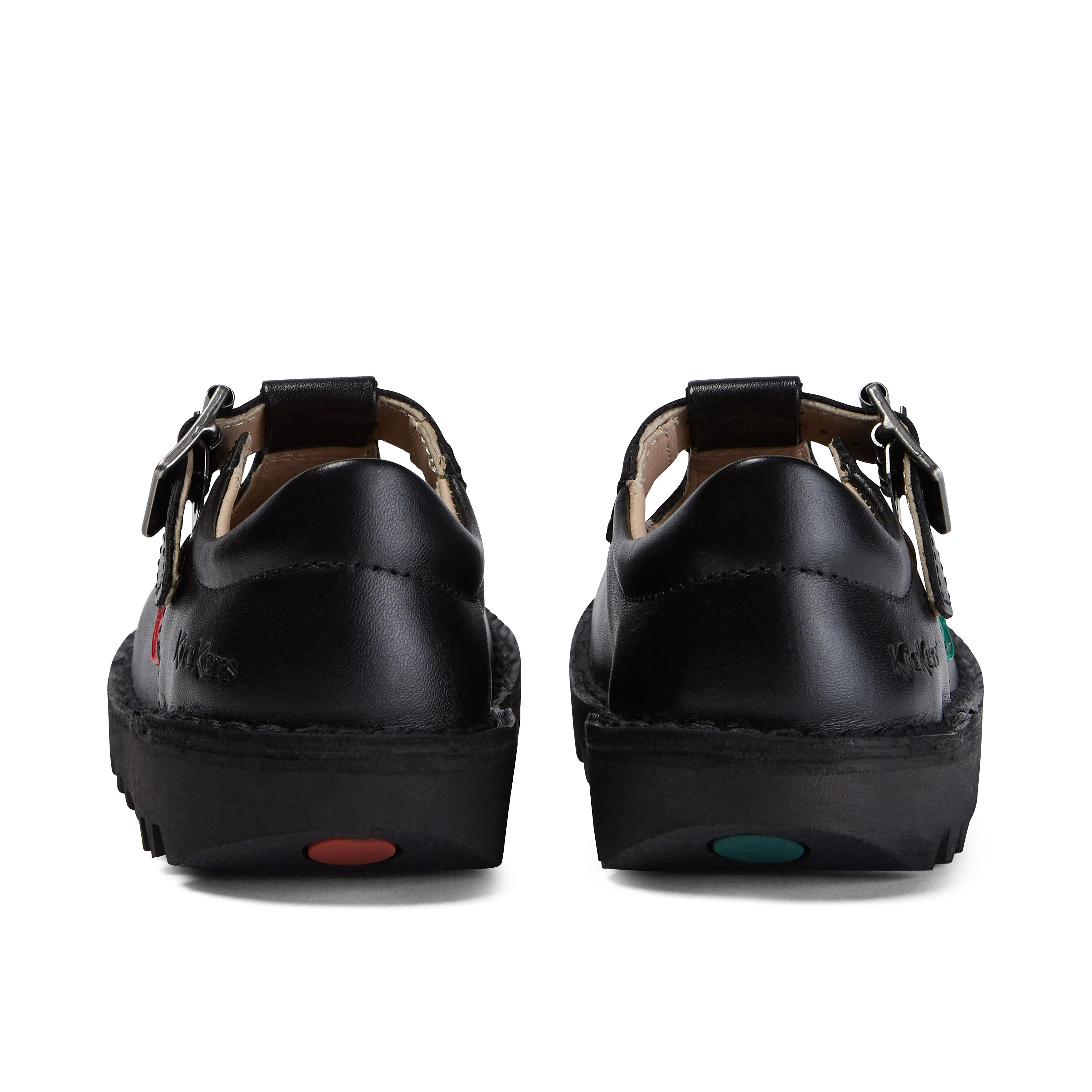 Infant Girls Kick T Bar Leather Black - Image 5