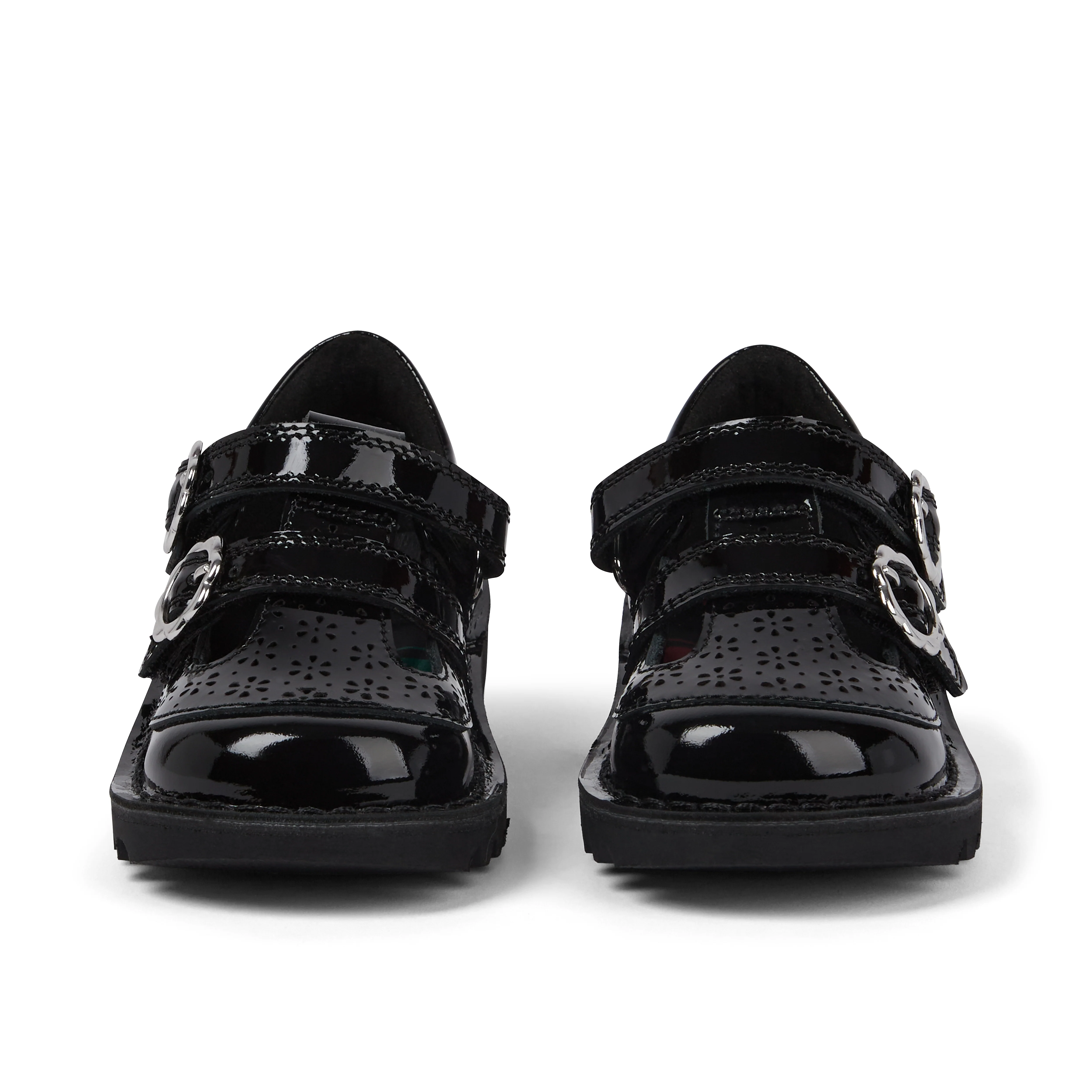 Infant Girls Kick T-Bar Meadow Patent Leather Black - Image 2