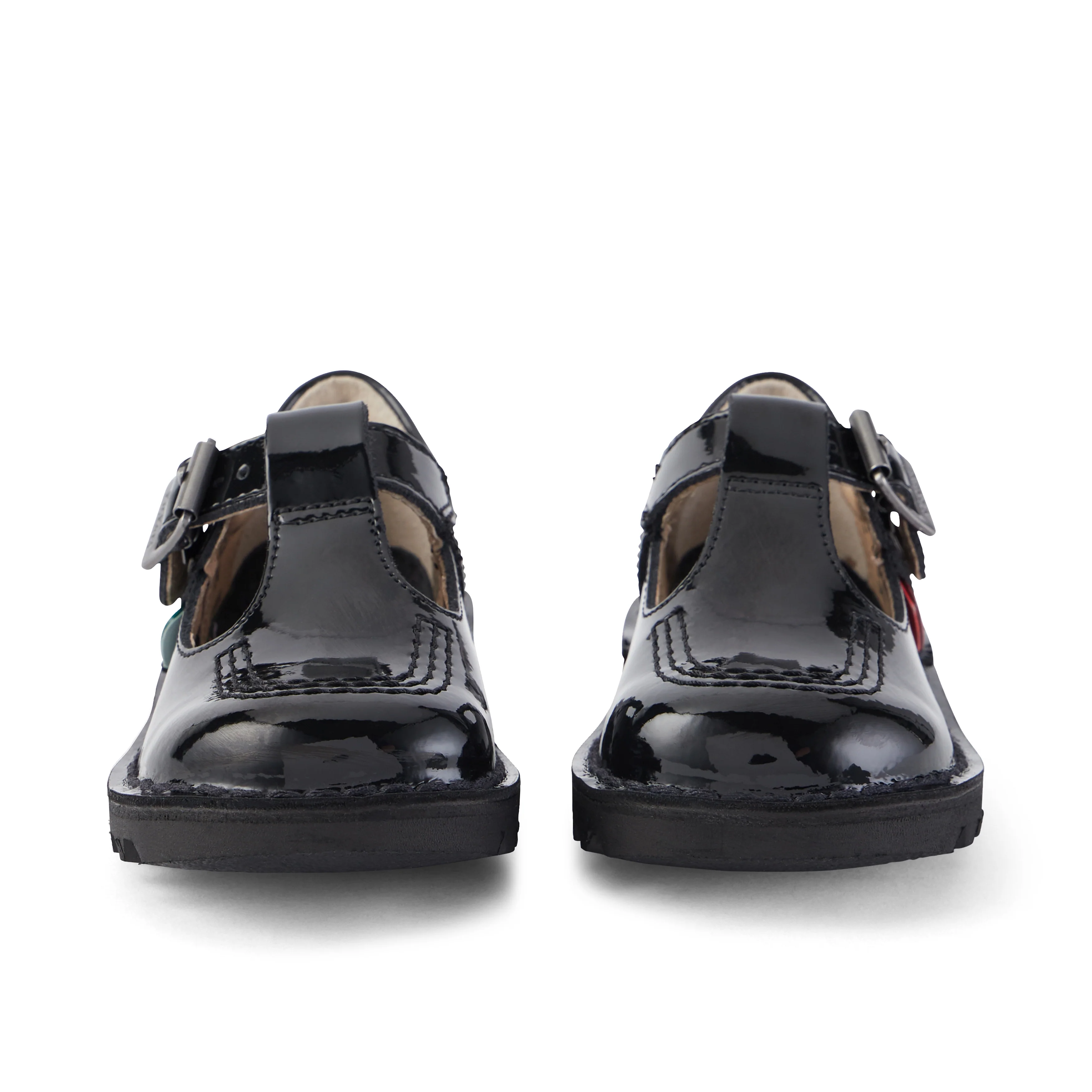Infant Girls Kick T-Bar Patent Leather Black - Image 2