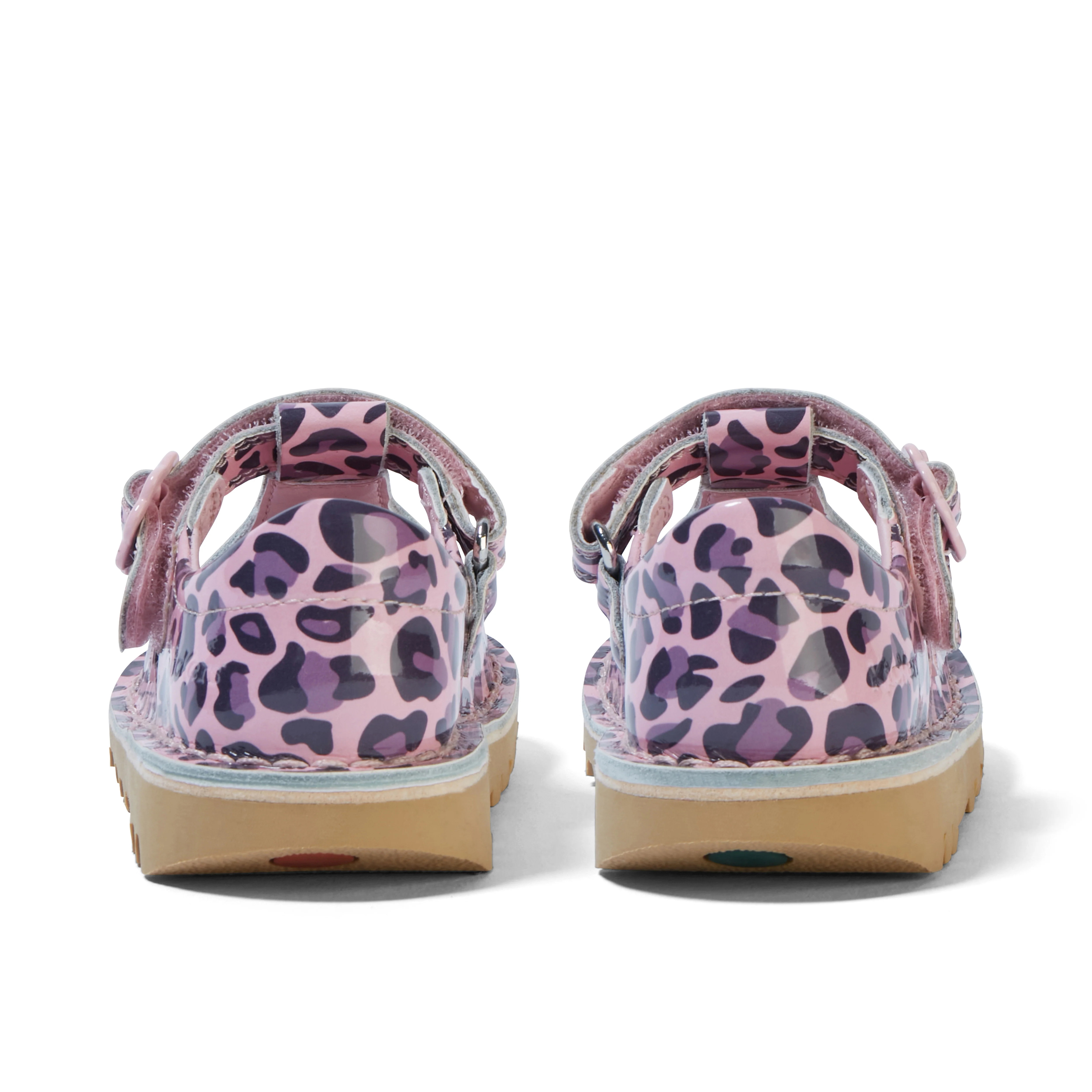 Infant Girls Kick T Leopard Patent Leather Pink - Image 5