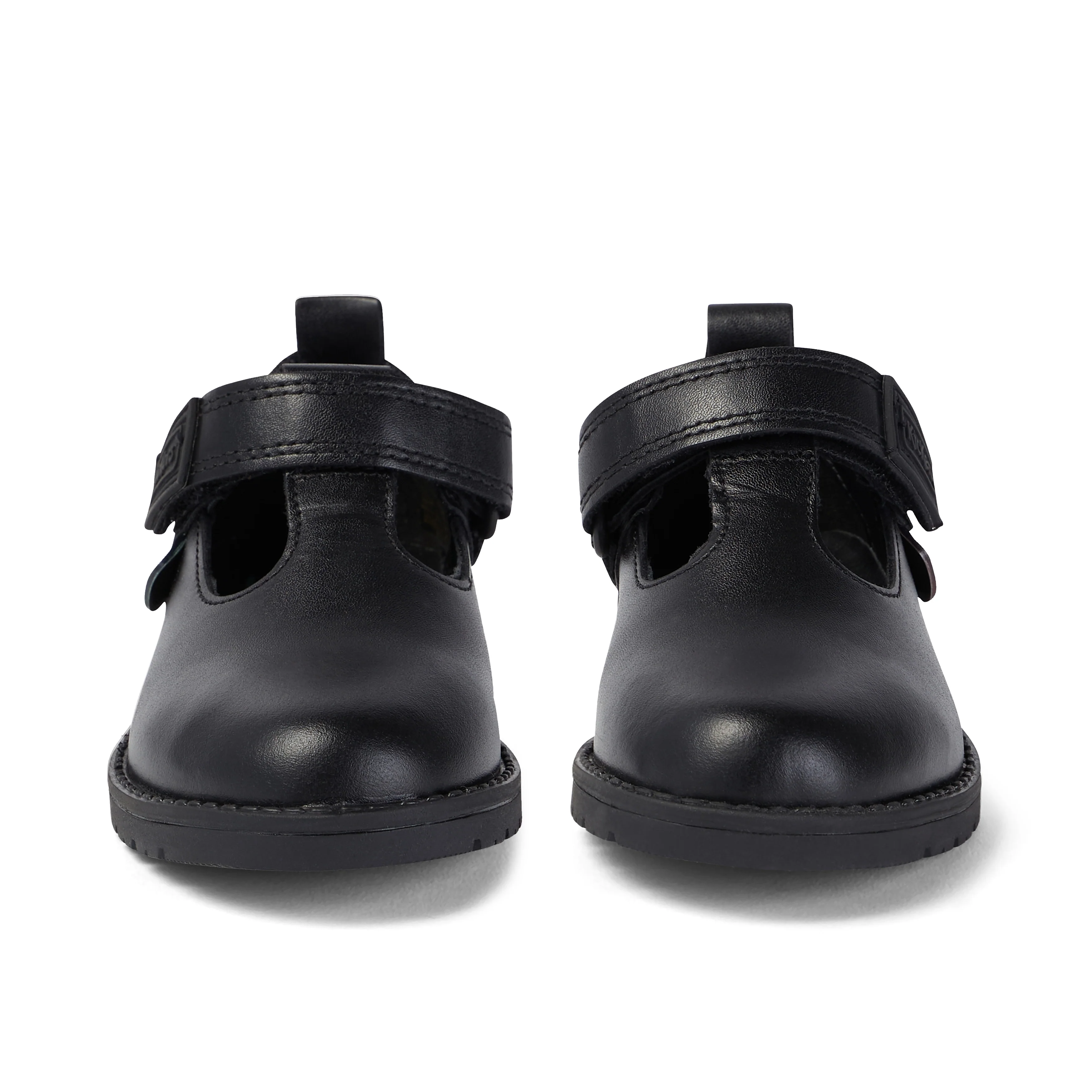 Infant Girls Lachly T Bar Leather Black - Image 2