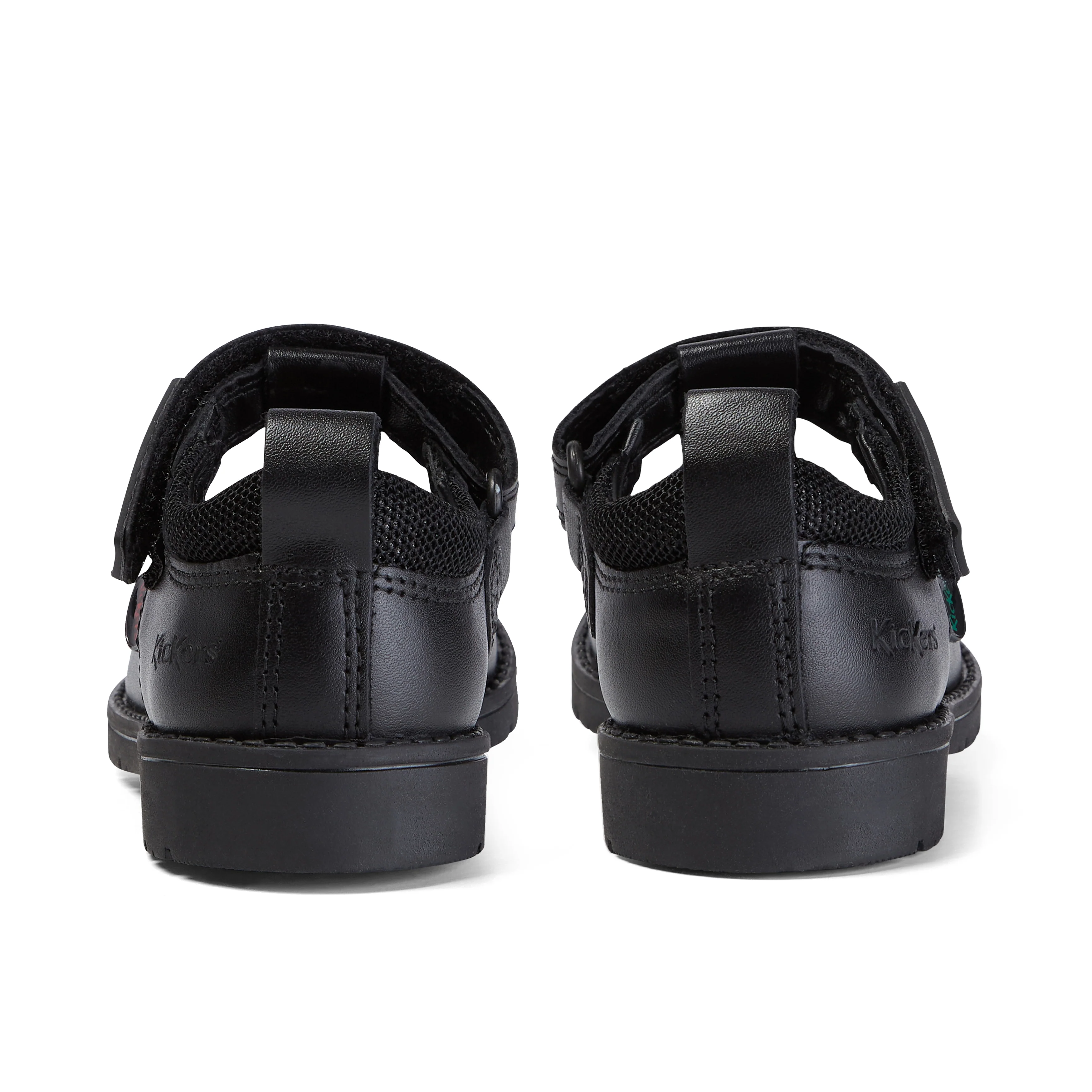 Infant Girls Lachly T Bar Leather Black - Image 5