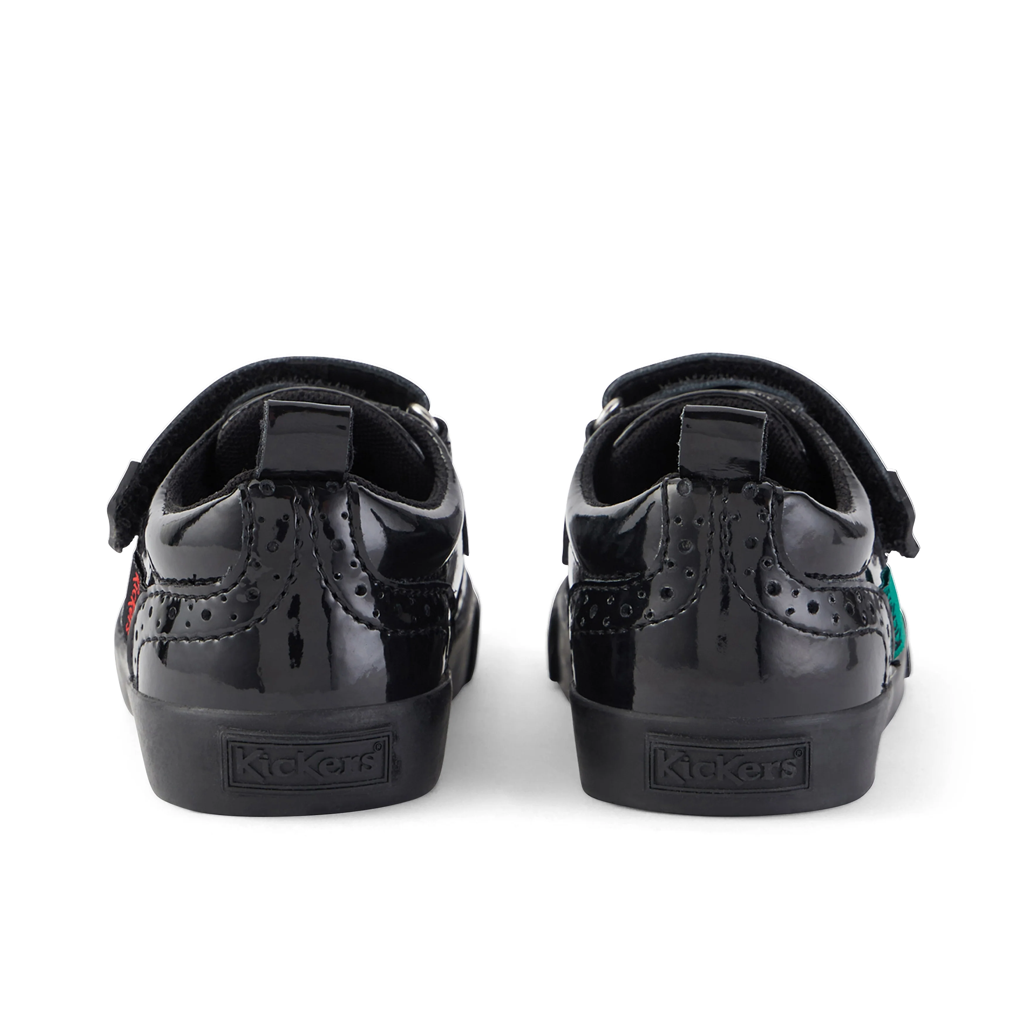 Infant Girls Tovni Brogue Shoe Patent Leather Black - Image 5