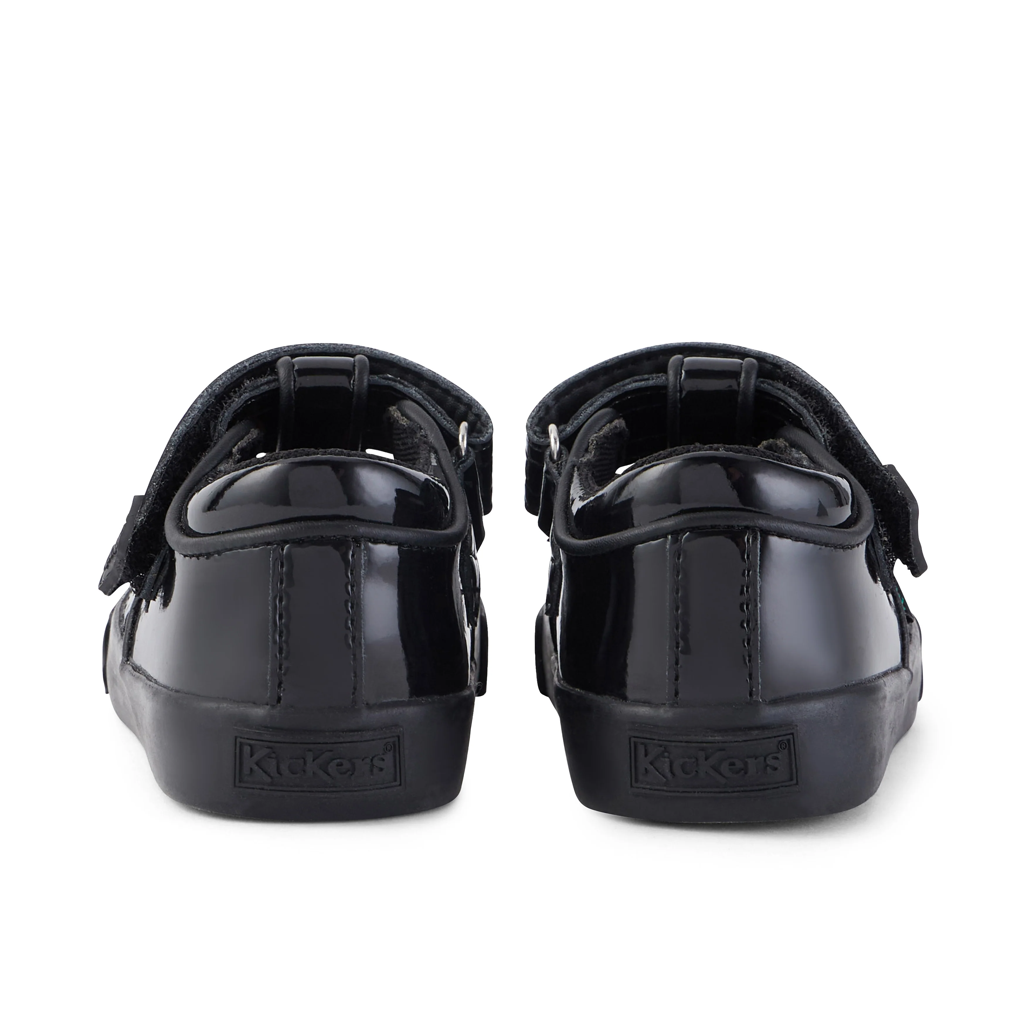 Infant Girls Tovni Brogue T-Bar Patent Leather Black - Image 5