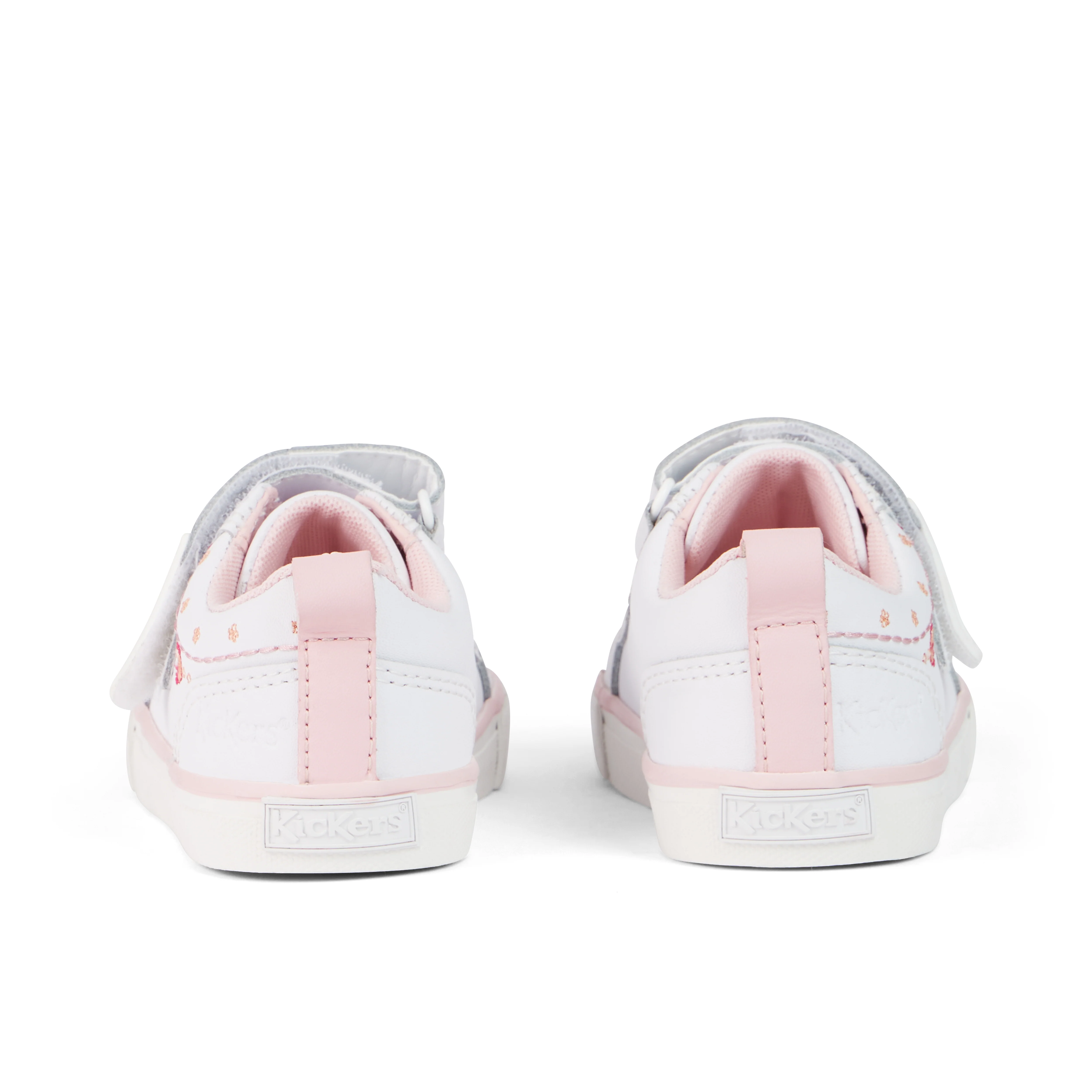 Infant Girls Tovni Twin Happy Trainers Leather White - Image 5