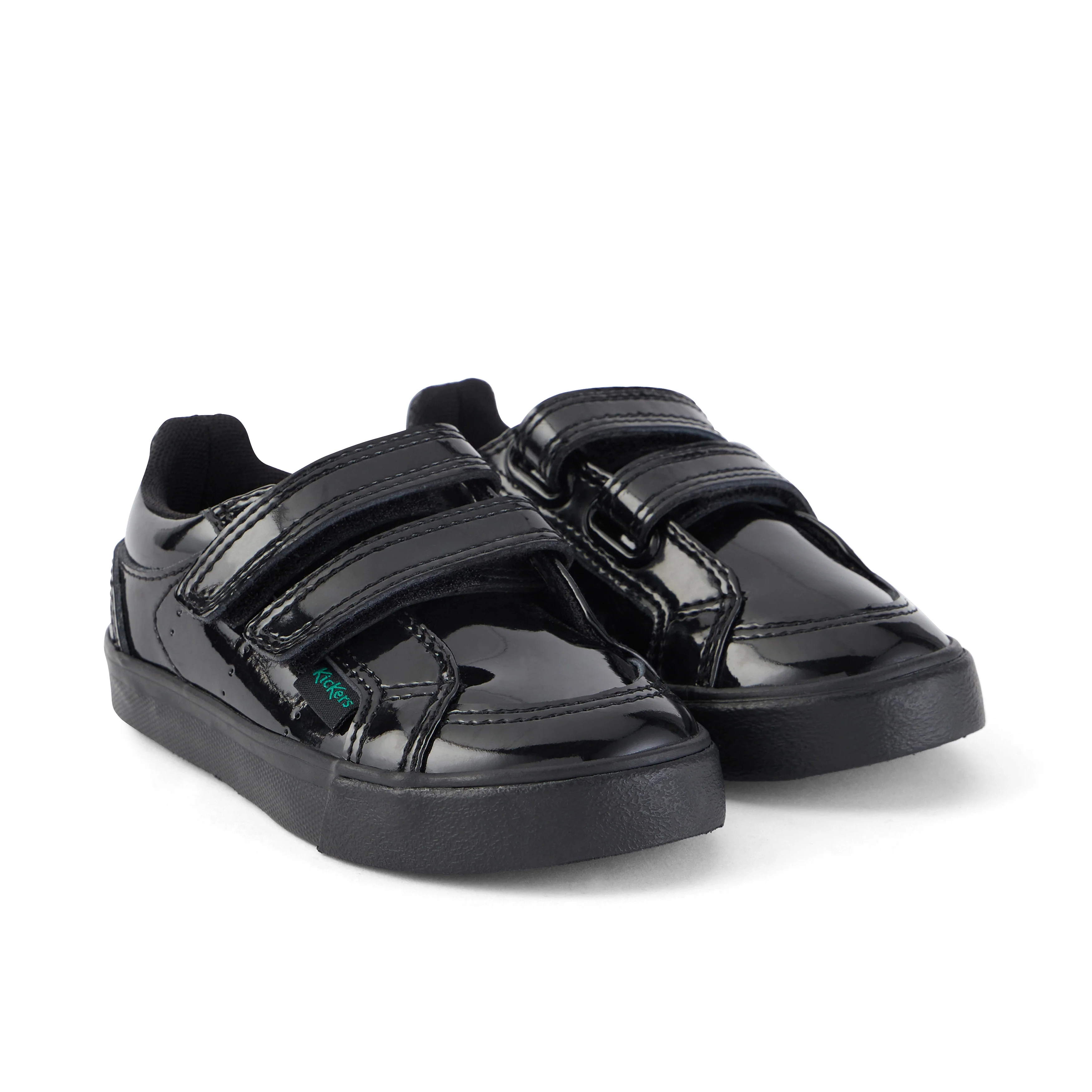 Infant Girls Tovni Twin Vel Patent Leather Black - Image 3