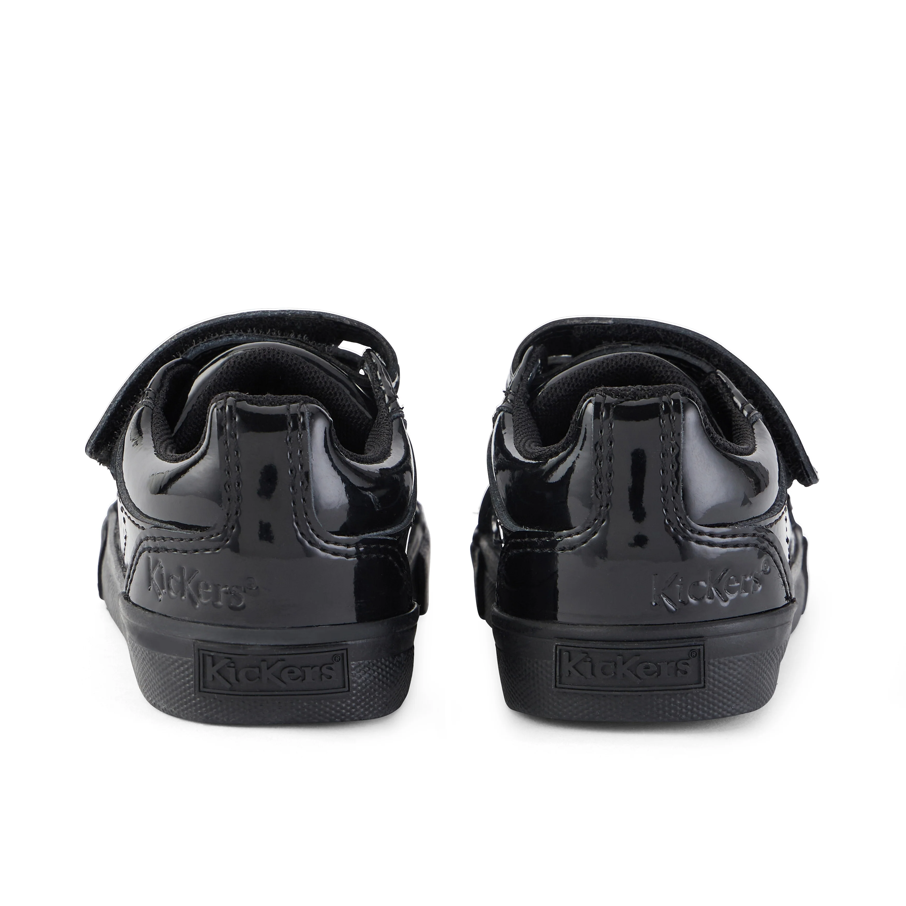 Infant Girls Tovni Twin Vel Patent Leather Black - Image 5