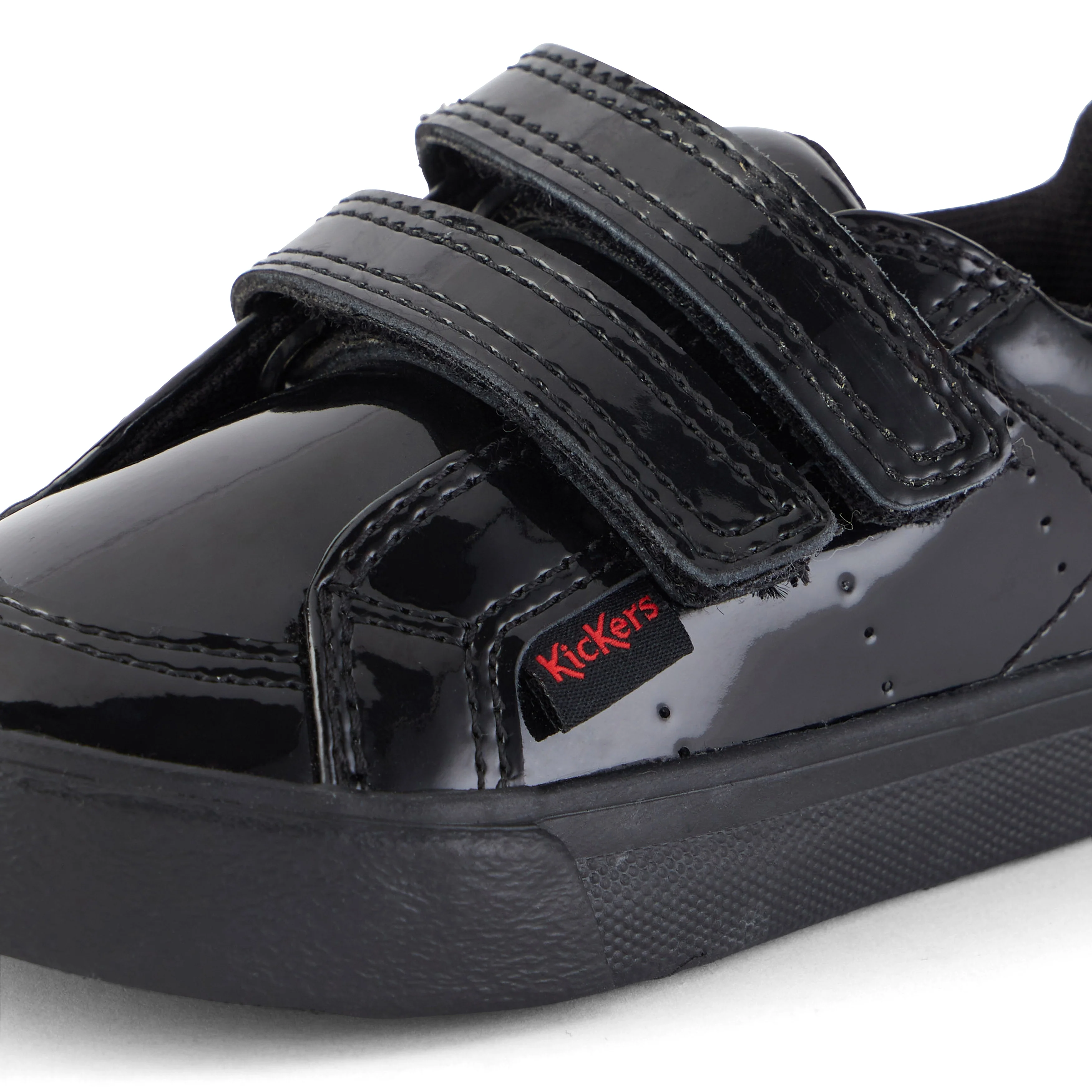 Infant Girls Tovni Twin Vel Patent Leather Black - Image 6