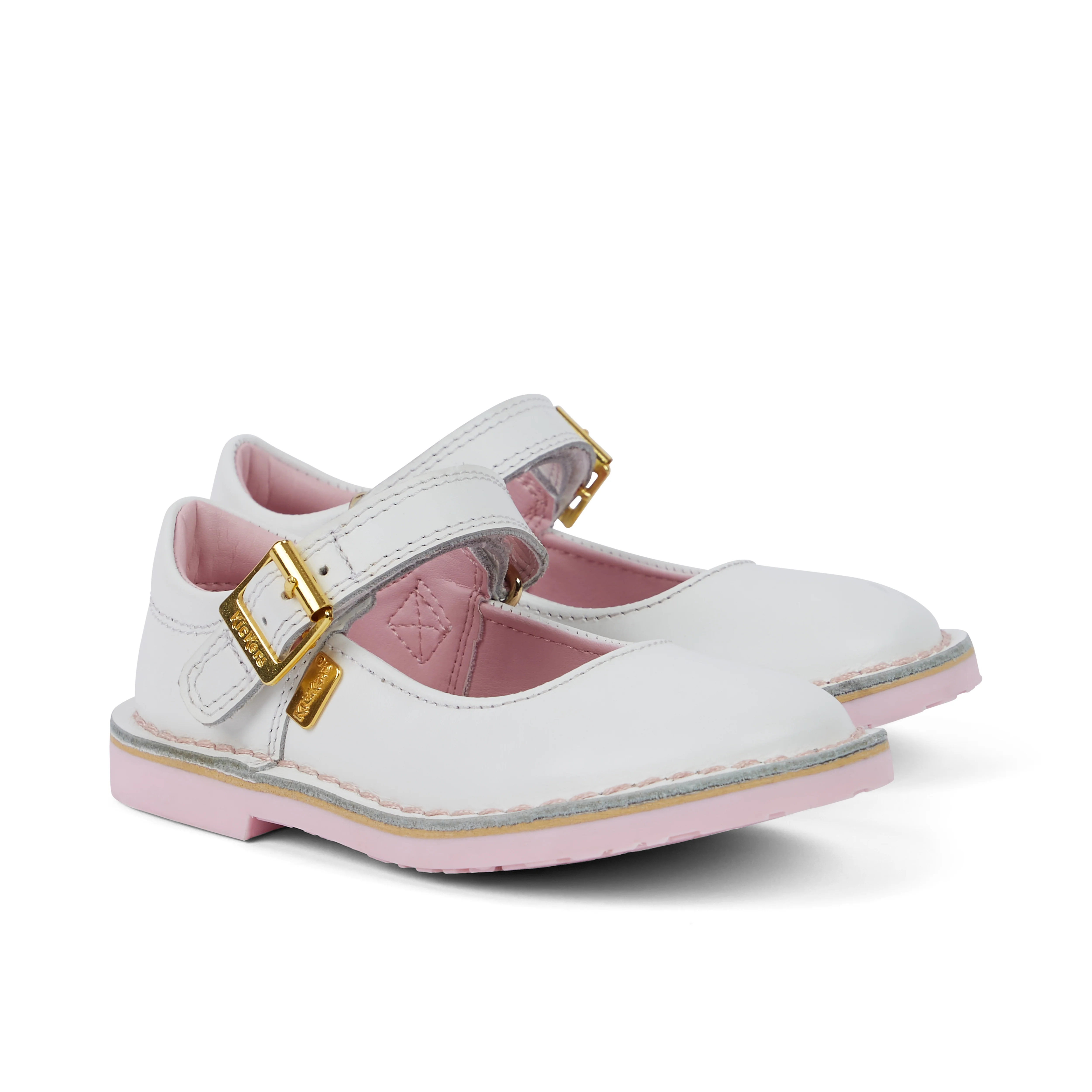 Infant Unisex Adlar MJ Leather White - Image 3