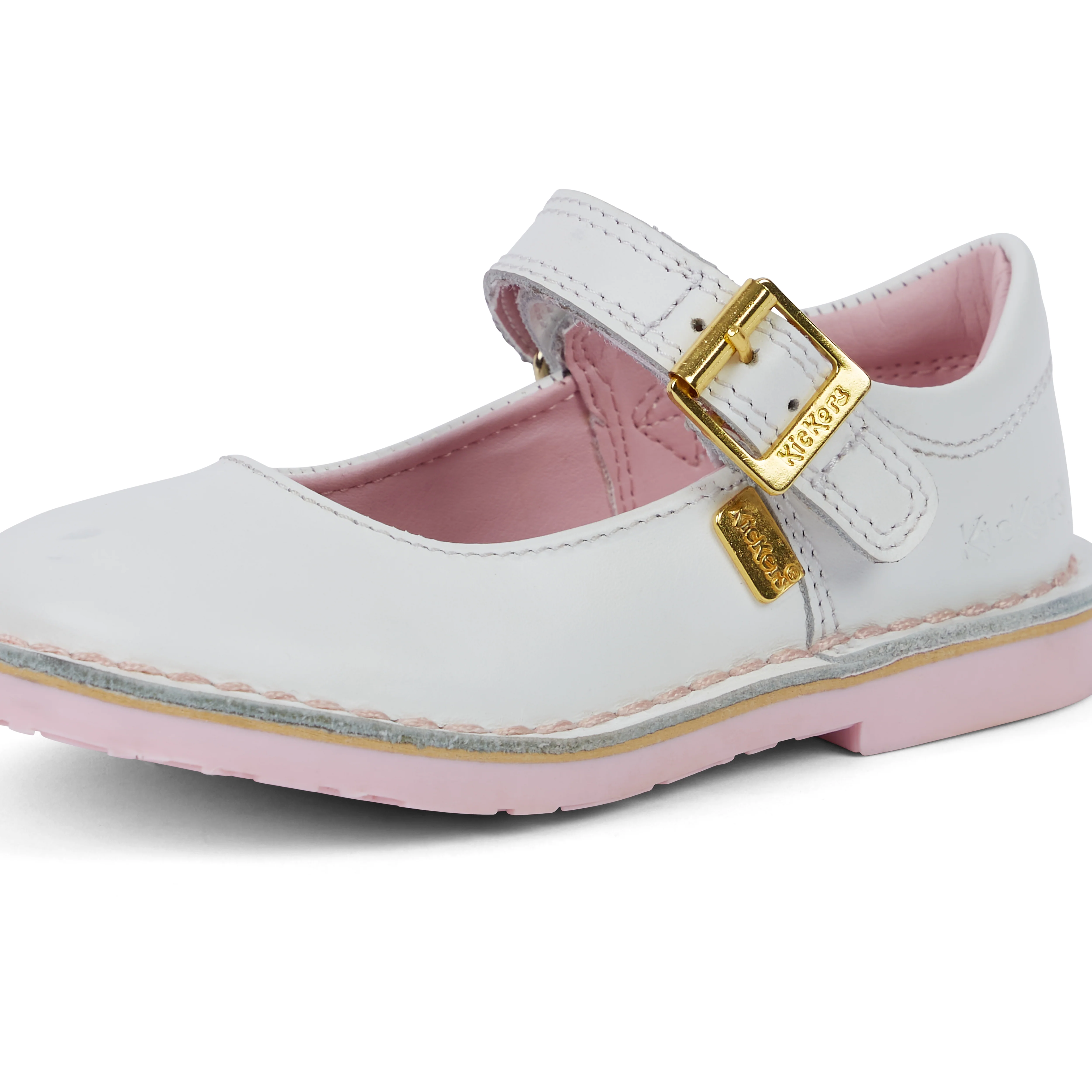 Infant Unisex Adlar MJ Leather White - Image 6