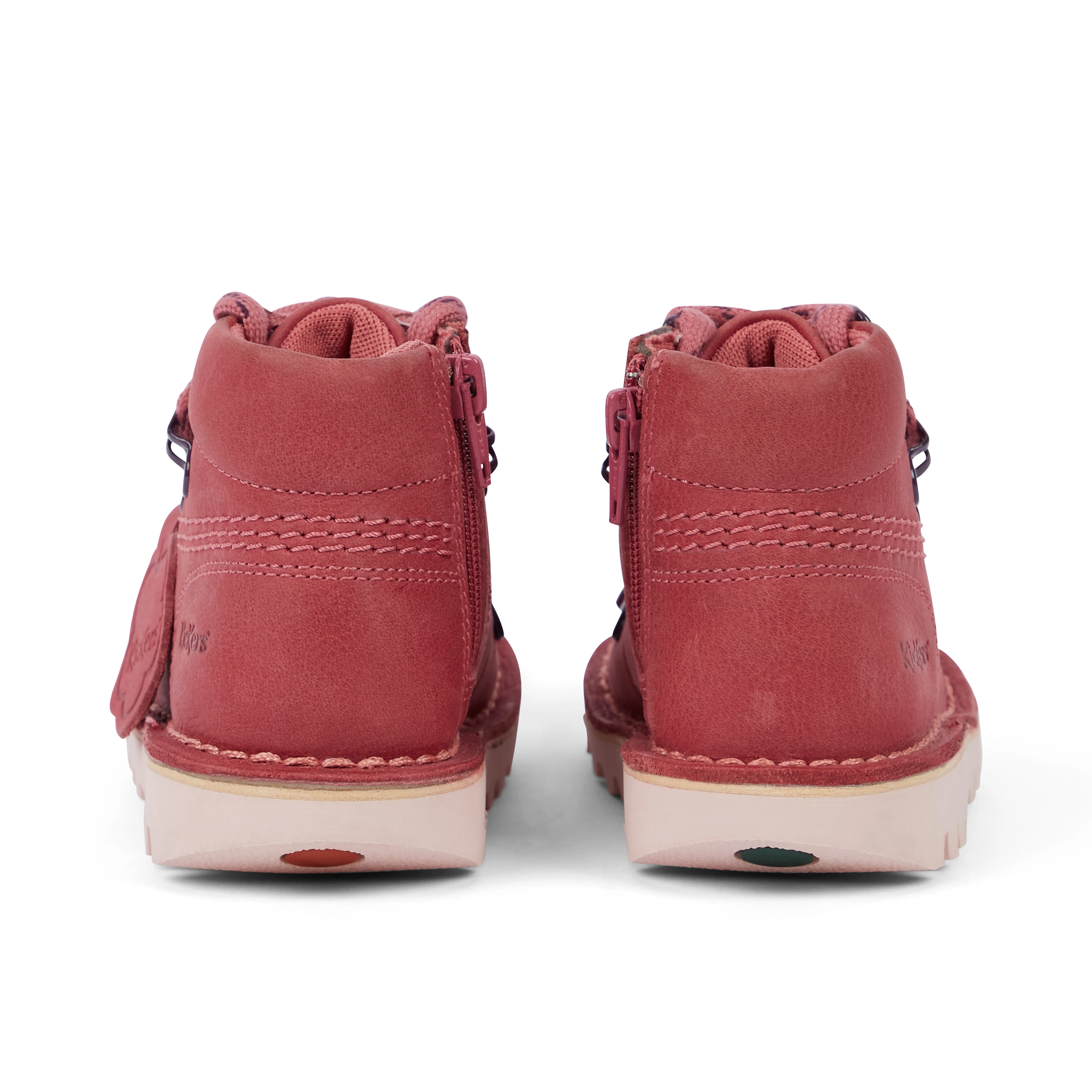 Infant Unisex Kick Hi Explore Leather Pink - Image 5