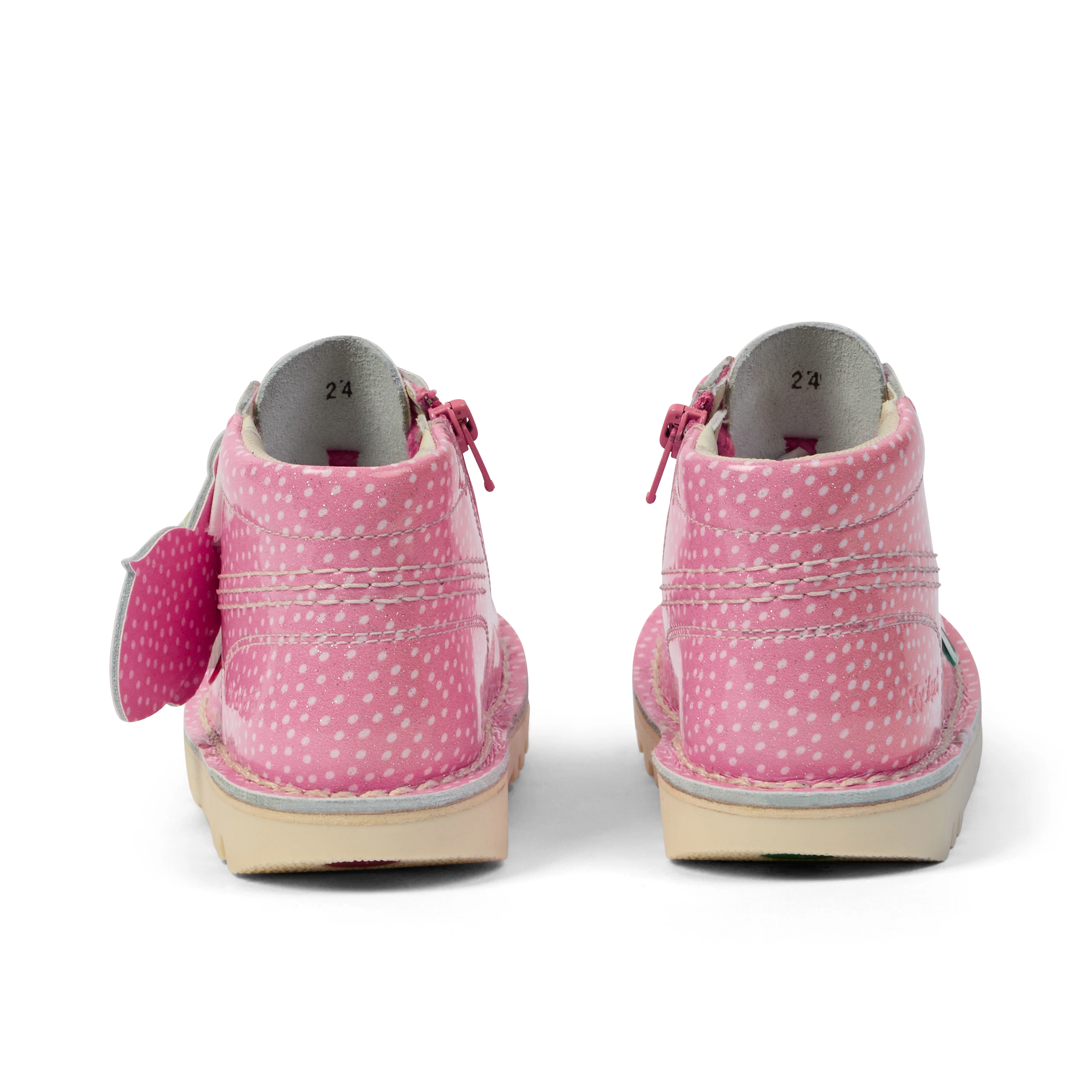 Infant Unisex Kick Hi Fruit Patent Leather Pink - Image 5
