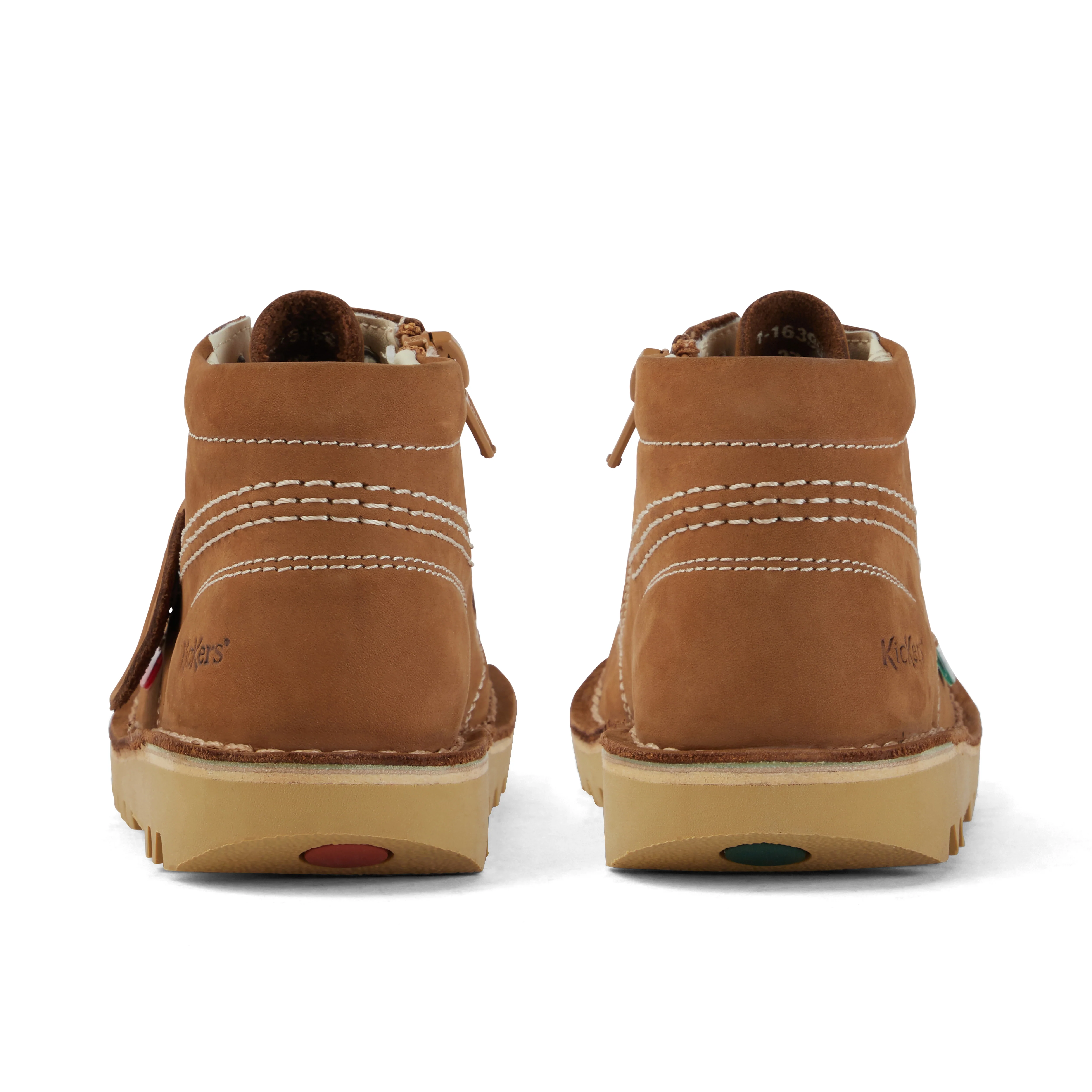 Infant Unisex Kick Hi Zip Nubuck Tan - Image 5