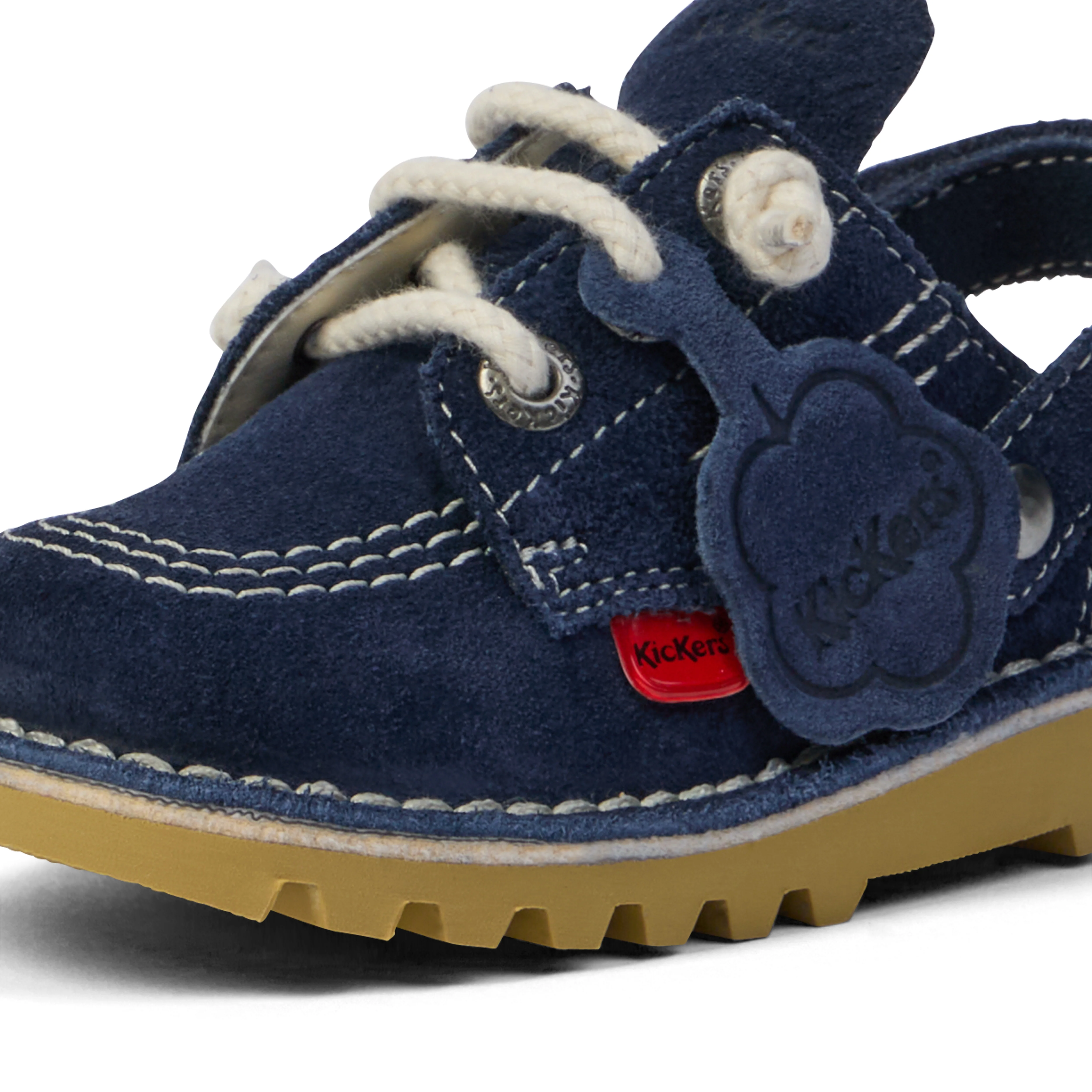 Infant Unisex Kick Mule Suede Navy - Image 6