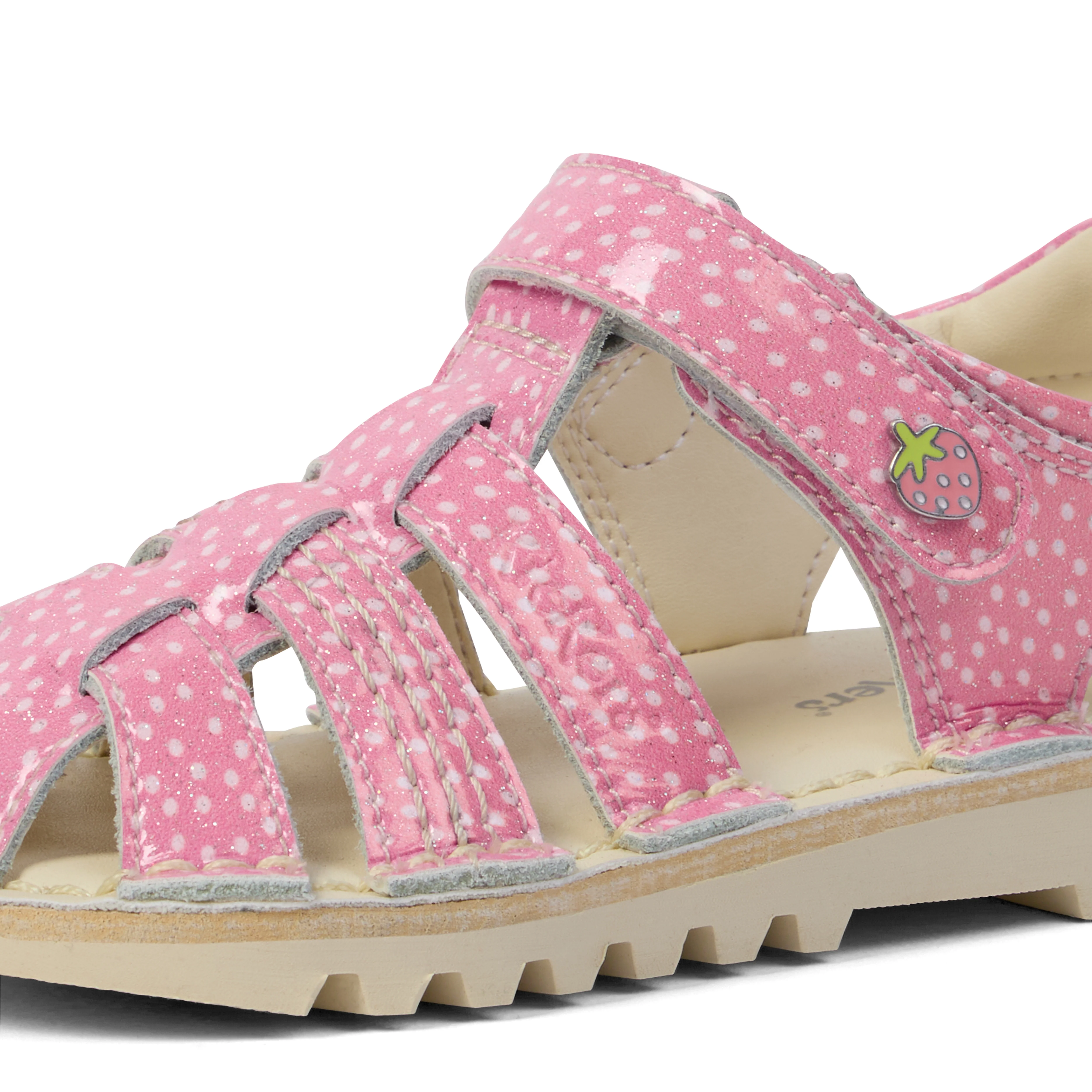Infant Unisex Kick Sandal Fruit Light Pink - Image 6