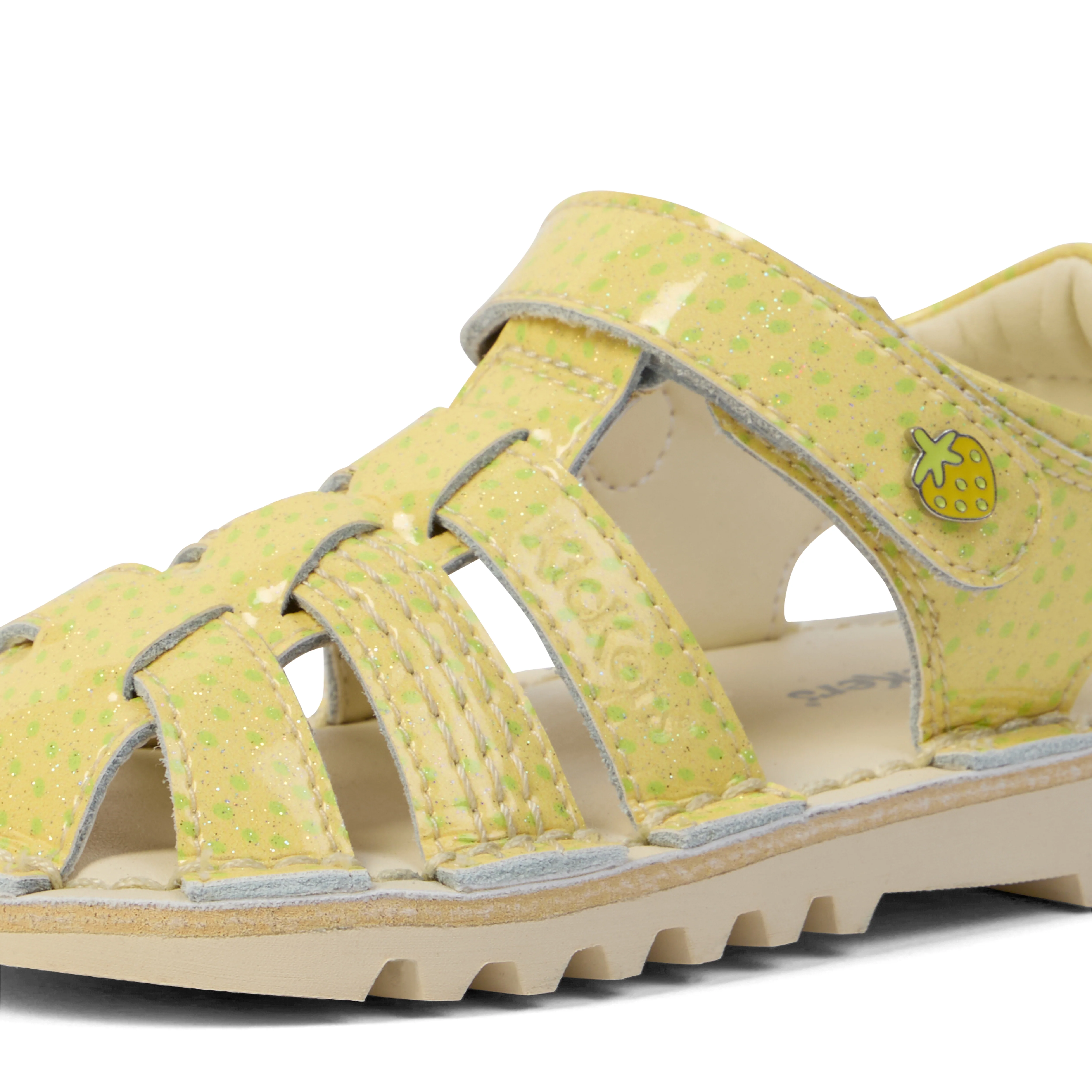 Infant Unisex Kick Sandal Fruit Light Yellow - Image 6