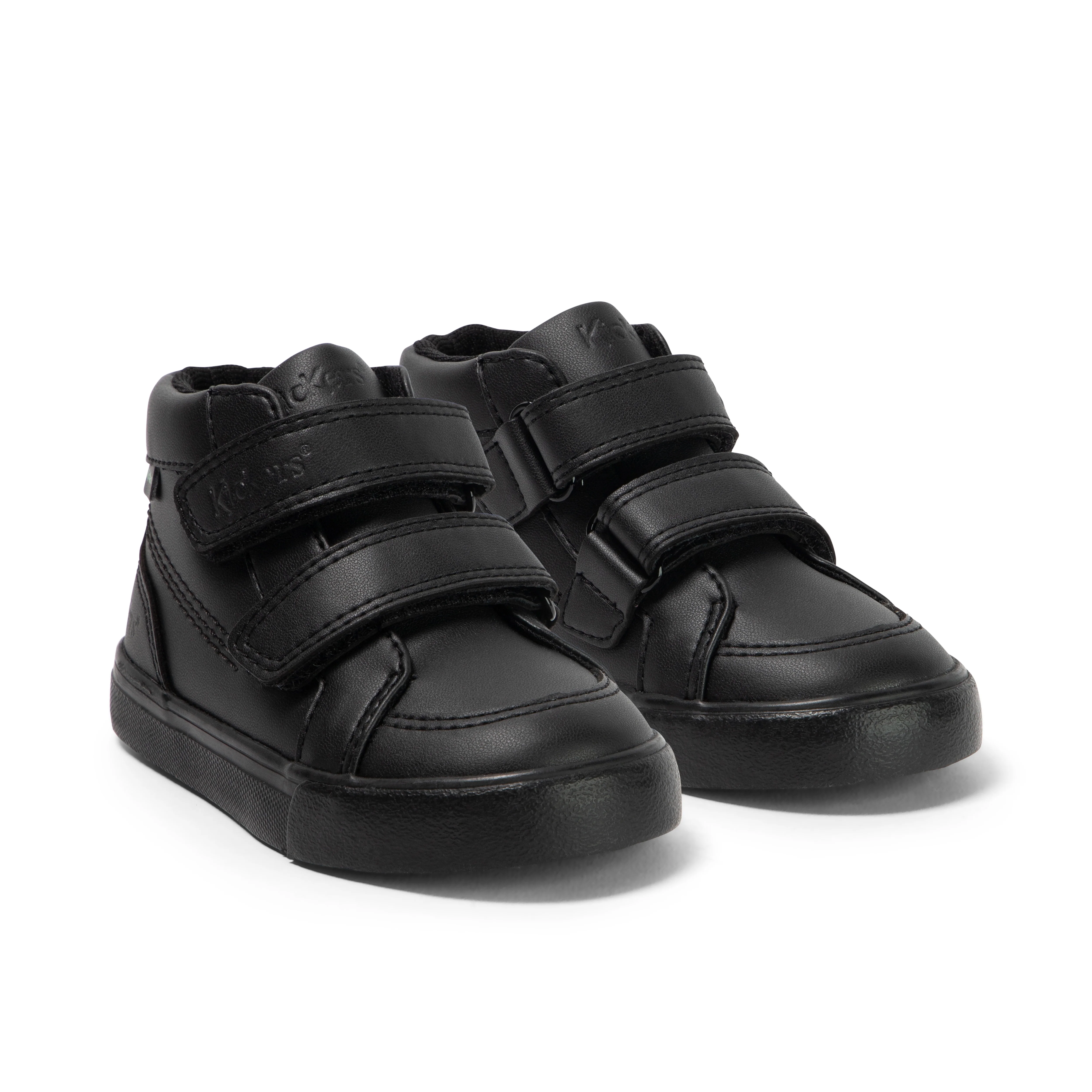 Infant Unisex Tovni Hi Vel Leather Alternative Black - Image 3