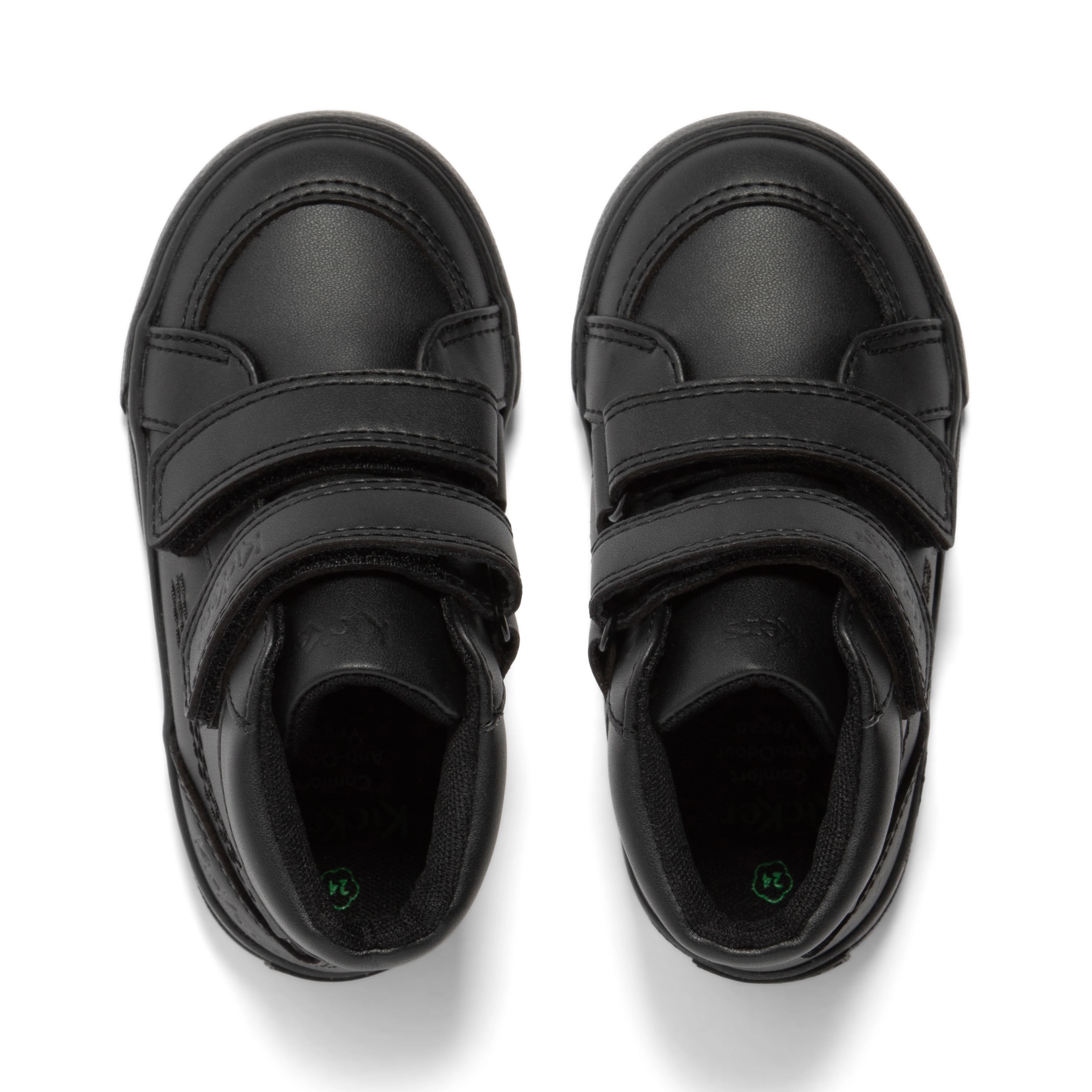 Infant Unisex Tovni Hi Vel Leather Alternative Black - Image 4
