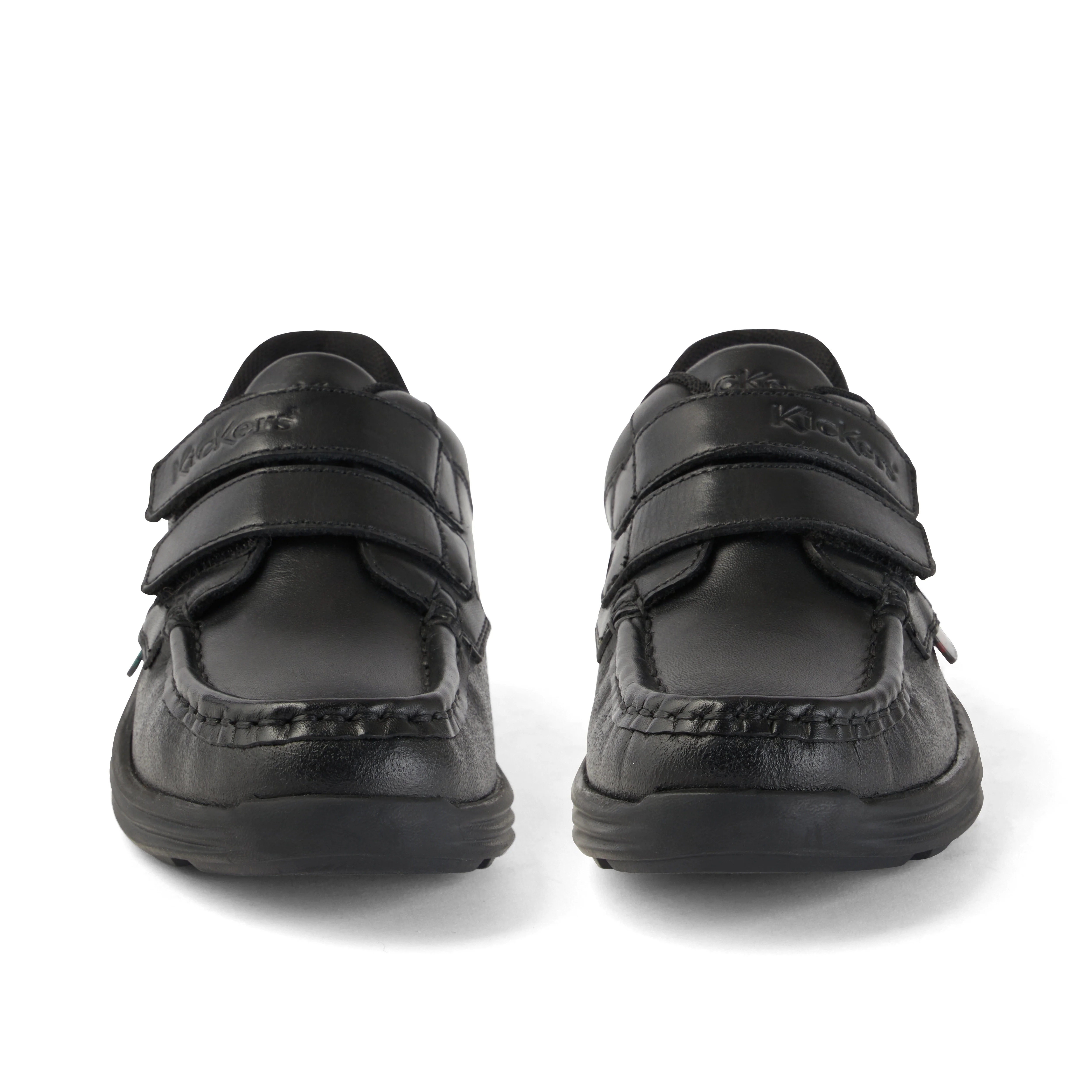 Junior Boys Reasan Twin Vel Leather Black - Image 2
