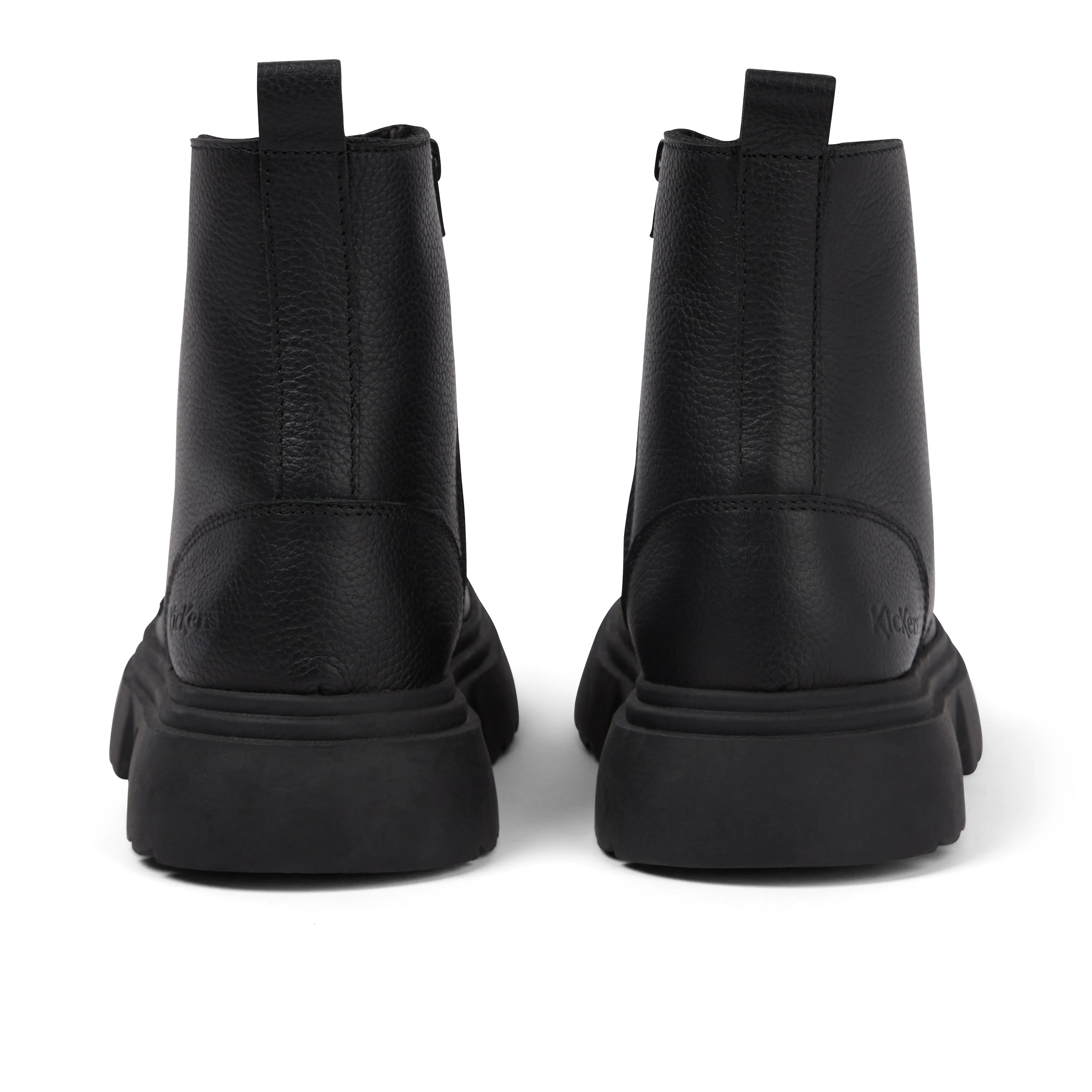 Junior Girls Kenzi Boot Charm Leather Black - Image 5